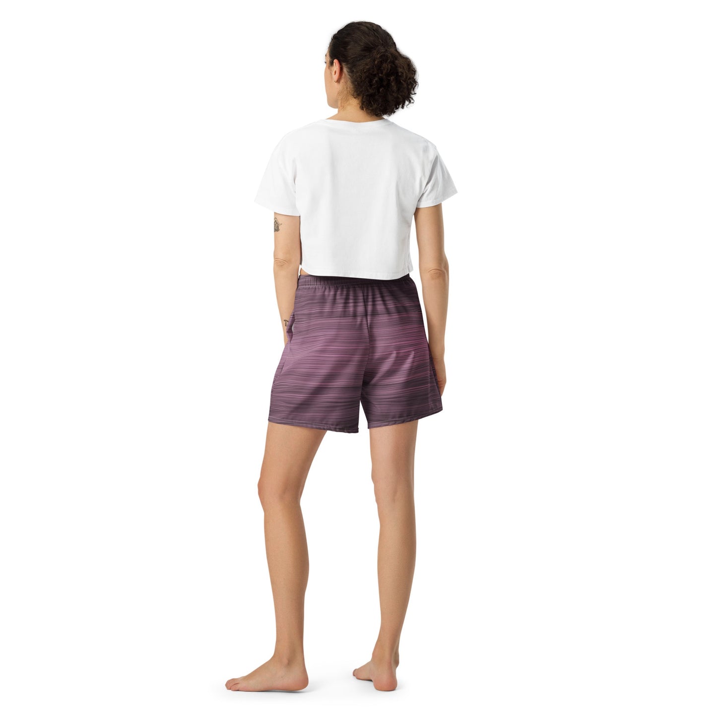 The Sleeping Yachts (at Evening) - Unisex Athletic Shorts - iSAW Company