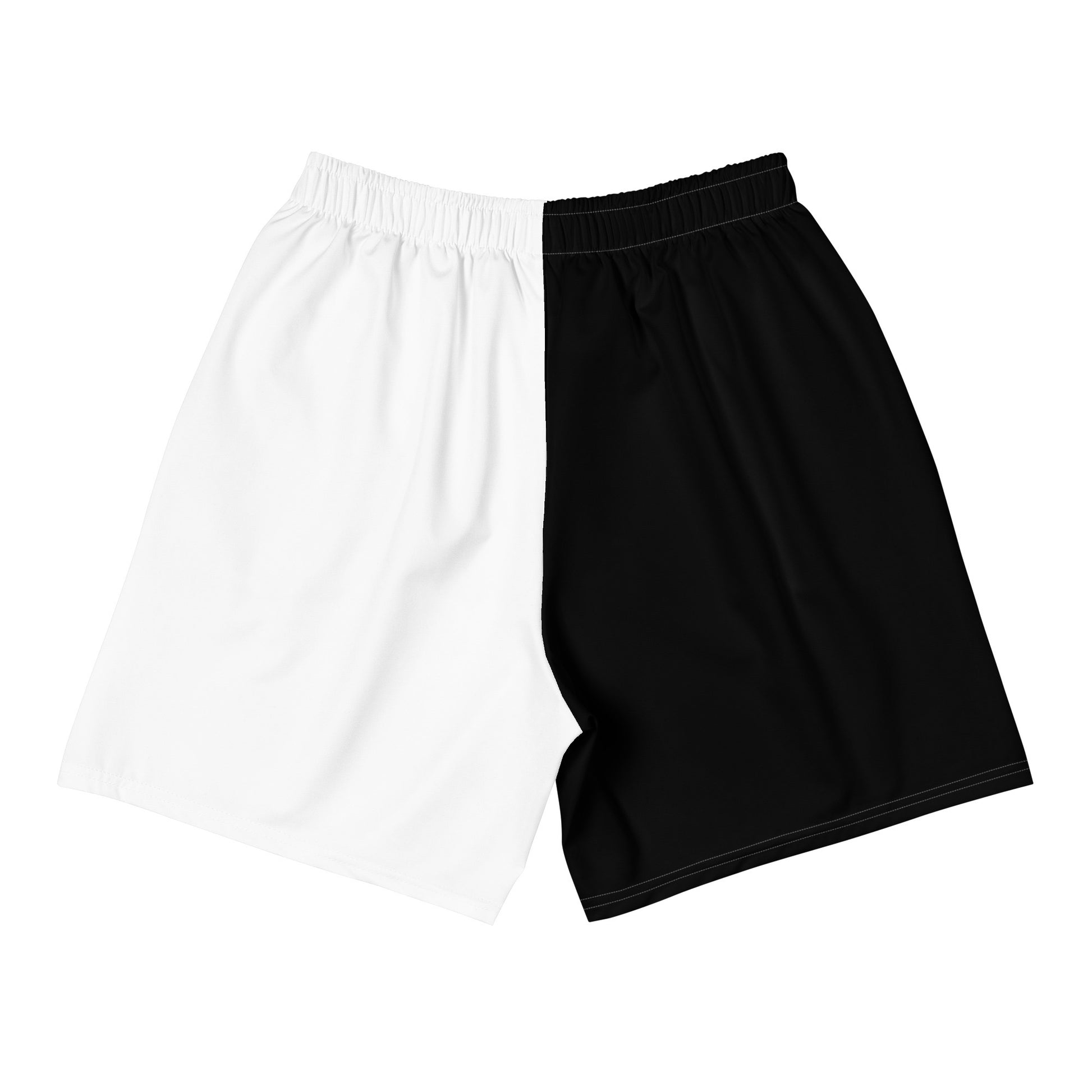 Half Black Half White - Unisex Athletic Shorts - iSAW Company