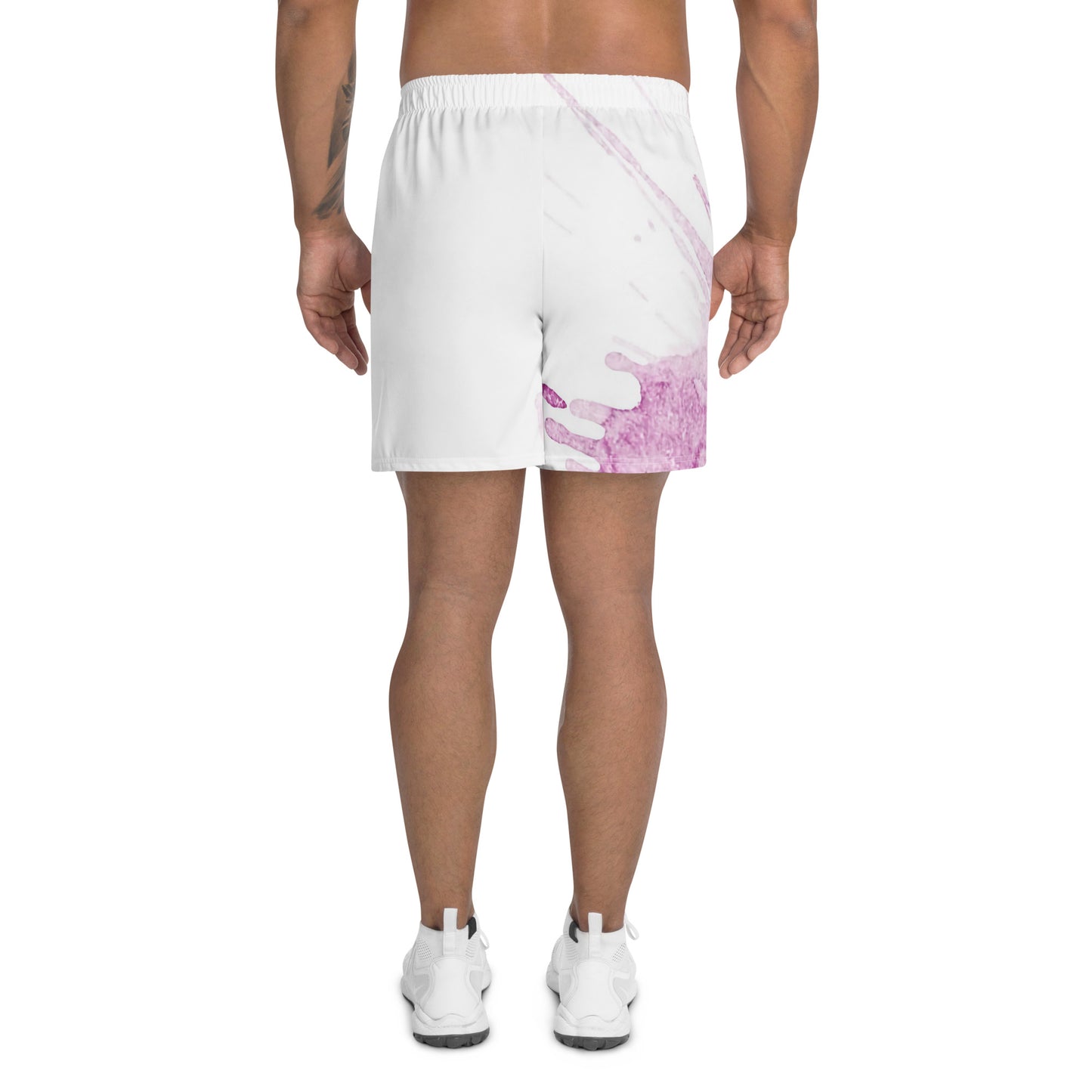 Watercolour Pink Splash - Unisex Athletic Shorts - iSAW Company