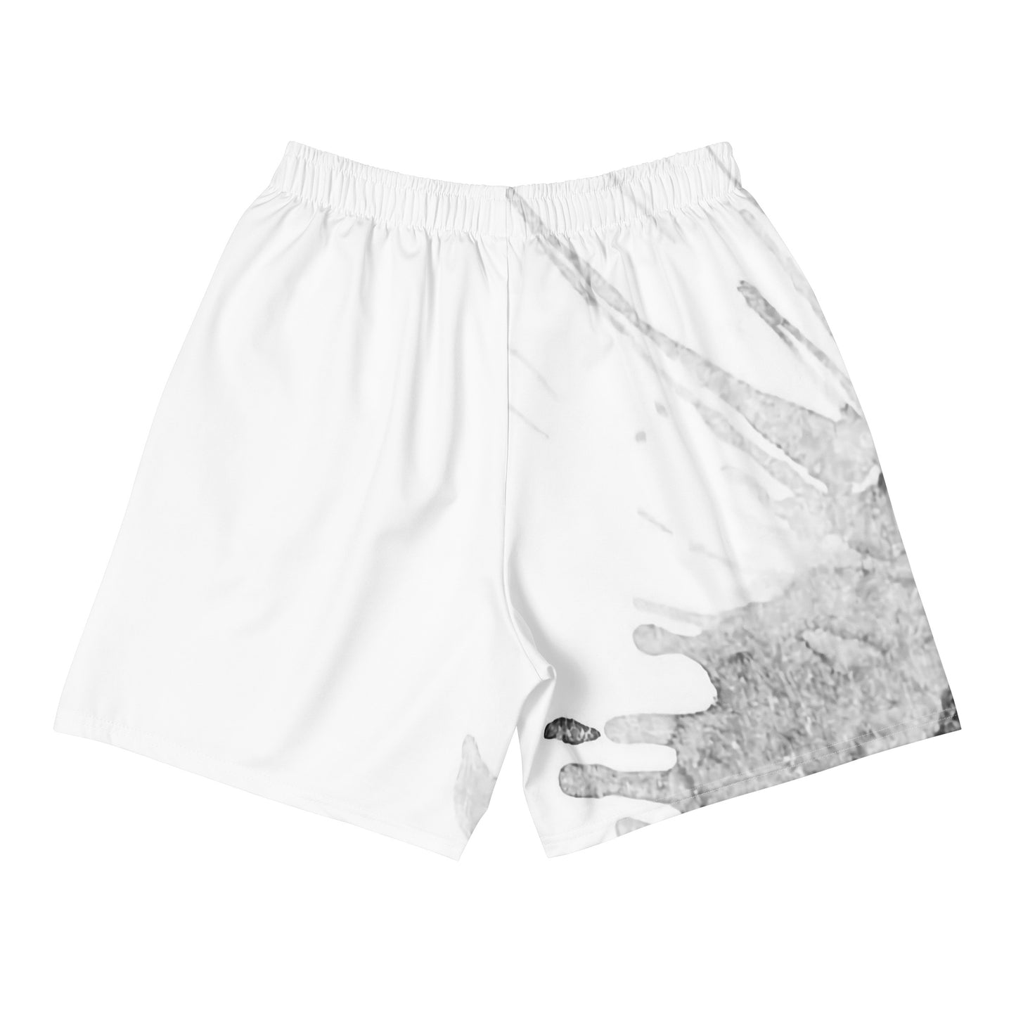 Watercolour Grey Splash - Unisex Athletic Shorts - iSAW Company