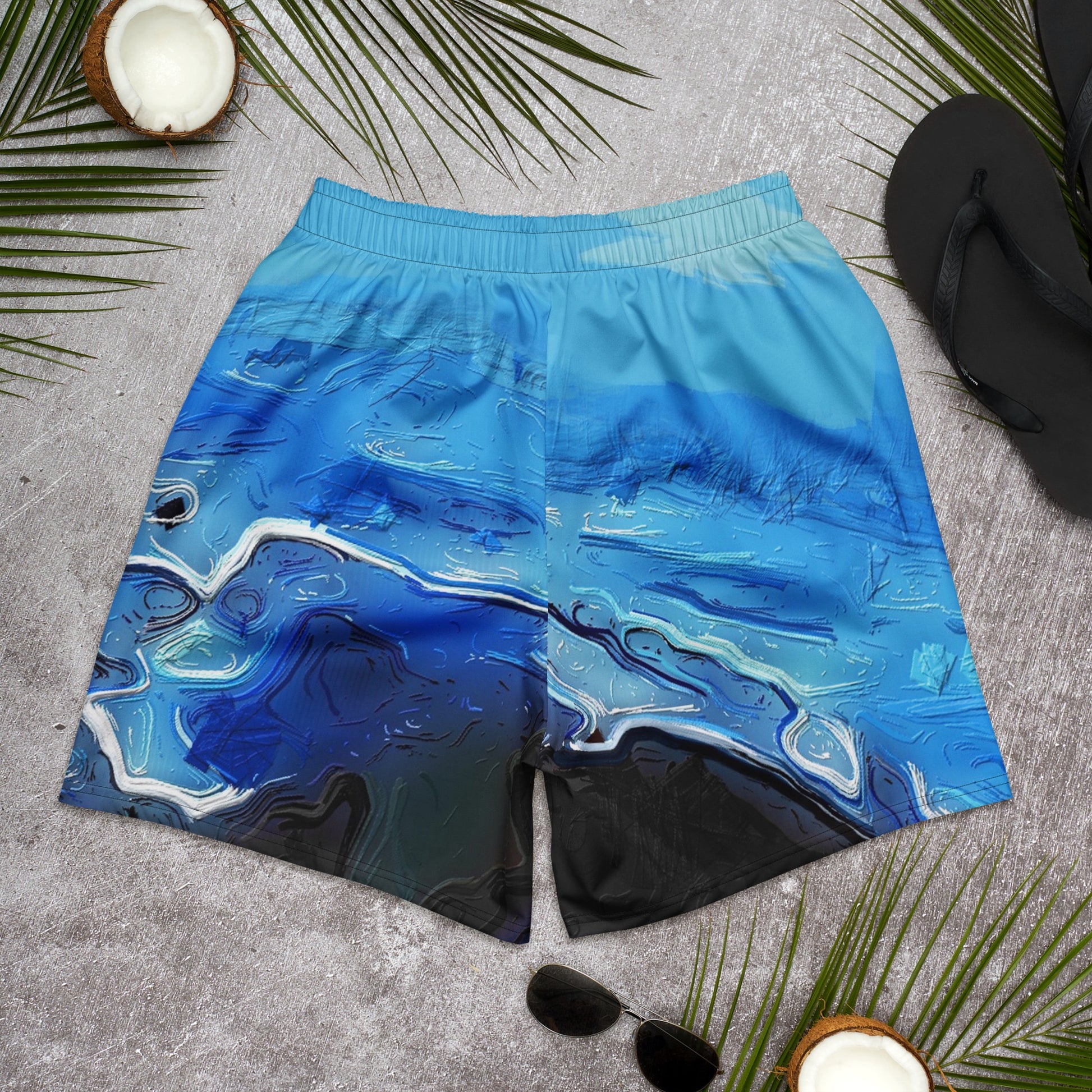 A Drop In The Ocean - Unisex Athletic Shorts - iSAW Company