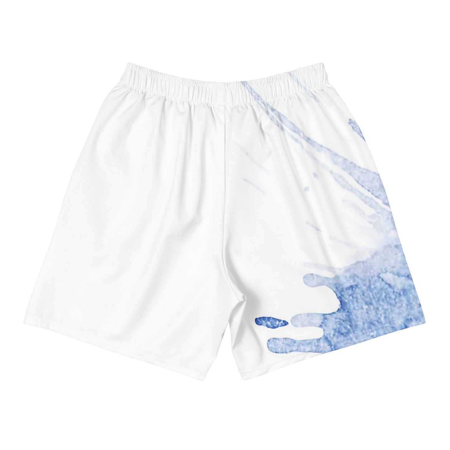 Watercolour Blue Splash - Unisex Athletic Shorts - iSAW Company