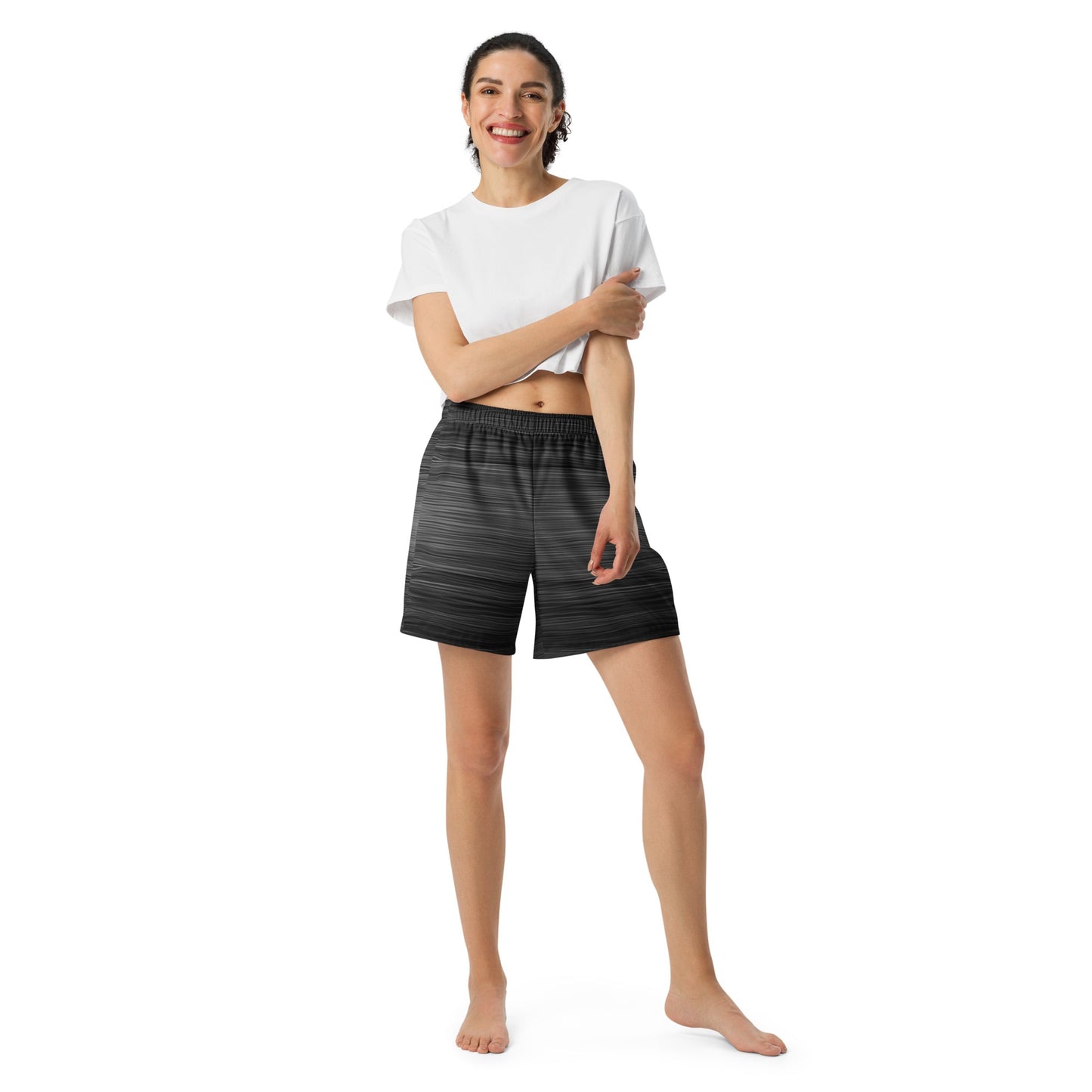 The Sleeping Yachts (at Night) - Unisex Athletic Shorts - iSAW Company
