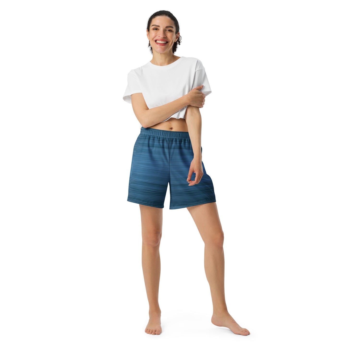 The Sleeping Yachts (at Morning) - Unisex Athletic Shorts - iSAW Company