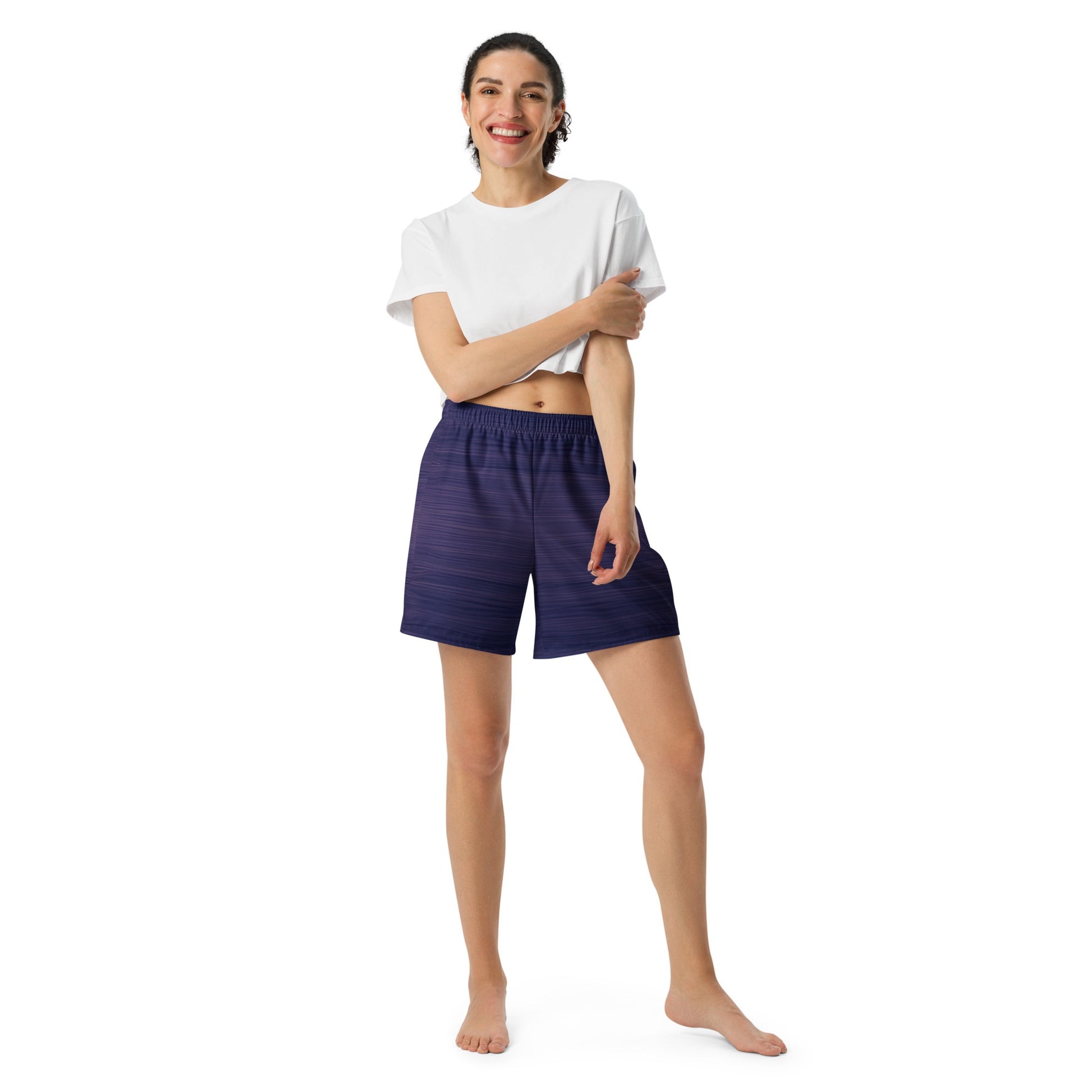 The Sleeping Yachts (at Sunset) - Unisex Athletic Shorts - iSAW Company