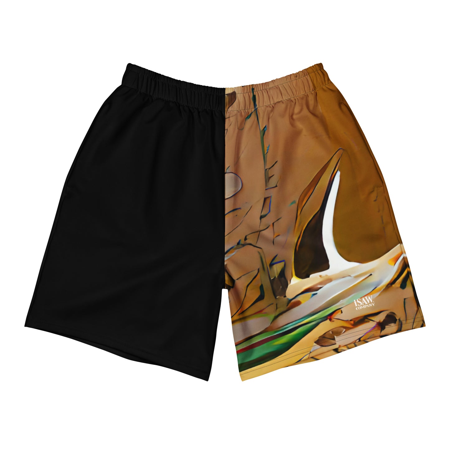 Half Black Half Gāolàng - Unisex Athletic Shorts - iSAW Company