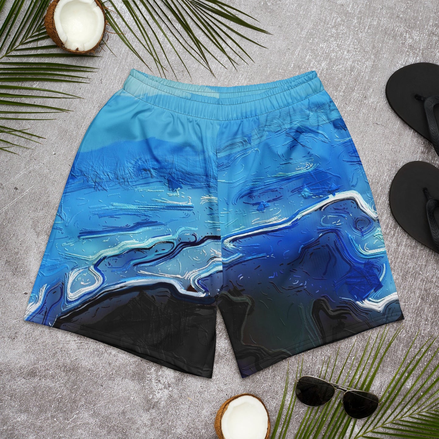 A Drop In The Ocean - Unisex Athletic Shorts - iSAW Company