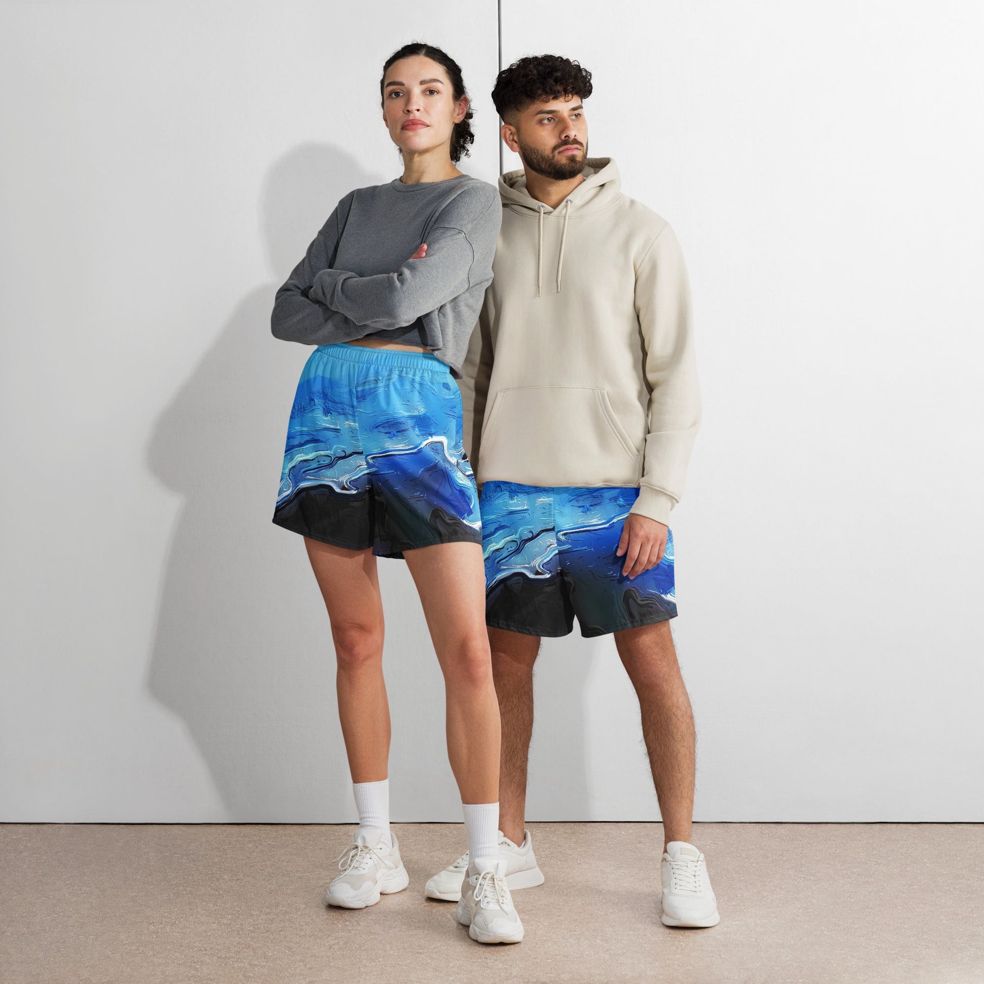 A Drop In The Ocean - Unisex Athletic Shorts - iSAW Company