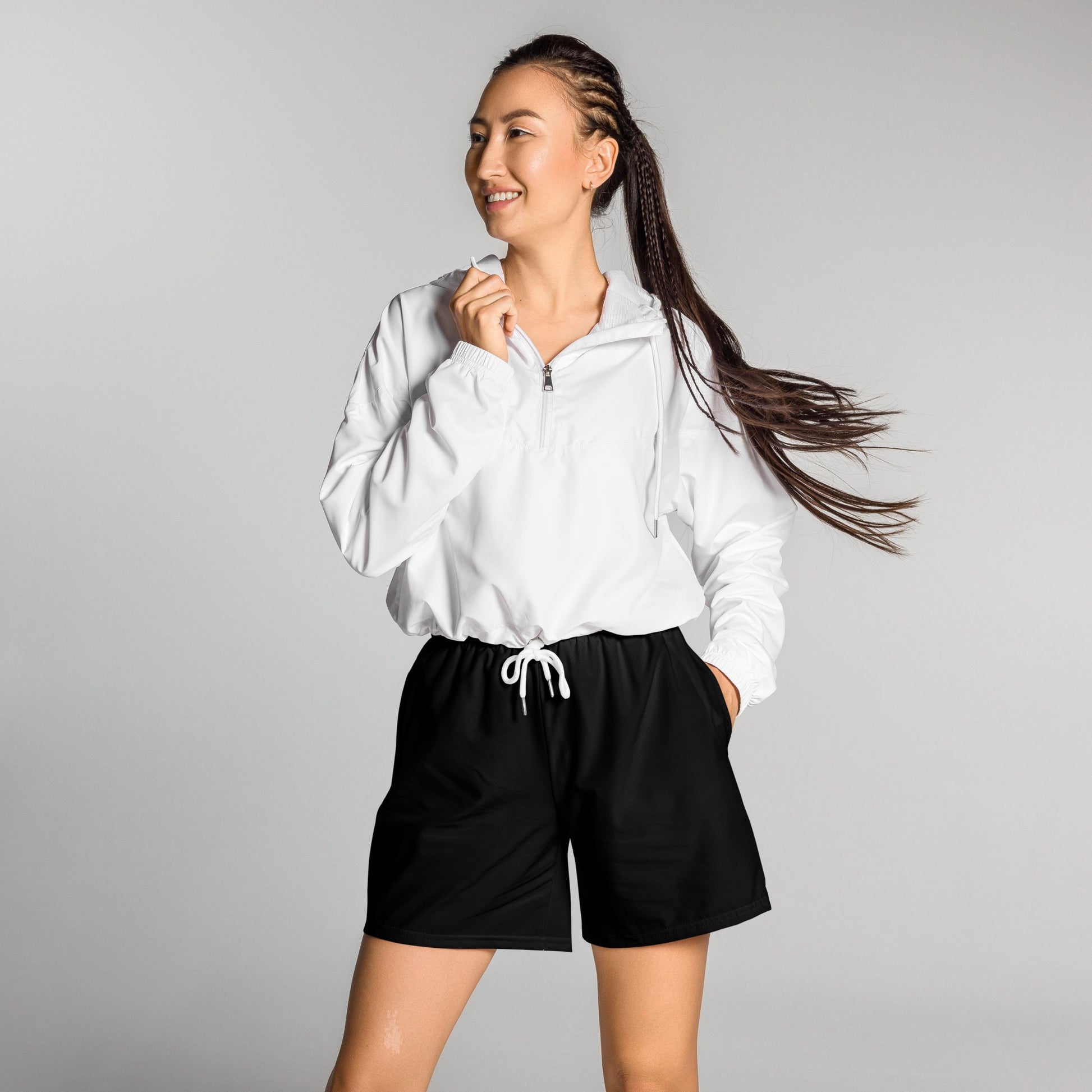 iSAW Unisex Black Athletic Shorts - iSAW Company