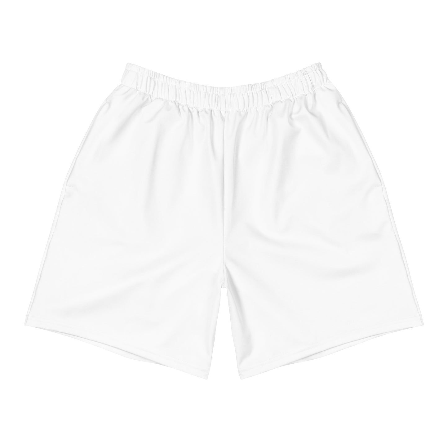 iSAW Unisex White Athletic Shorts - iSAW Company