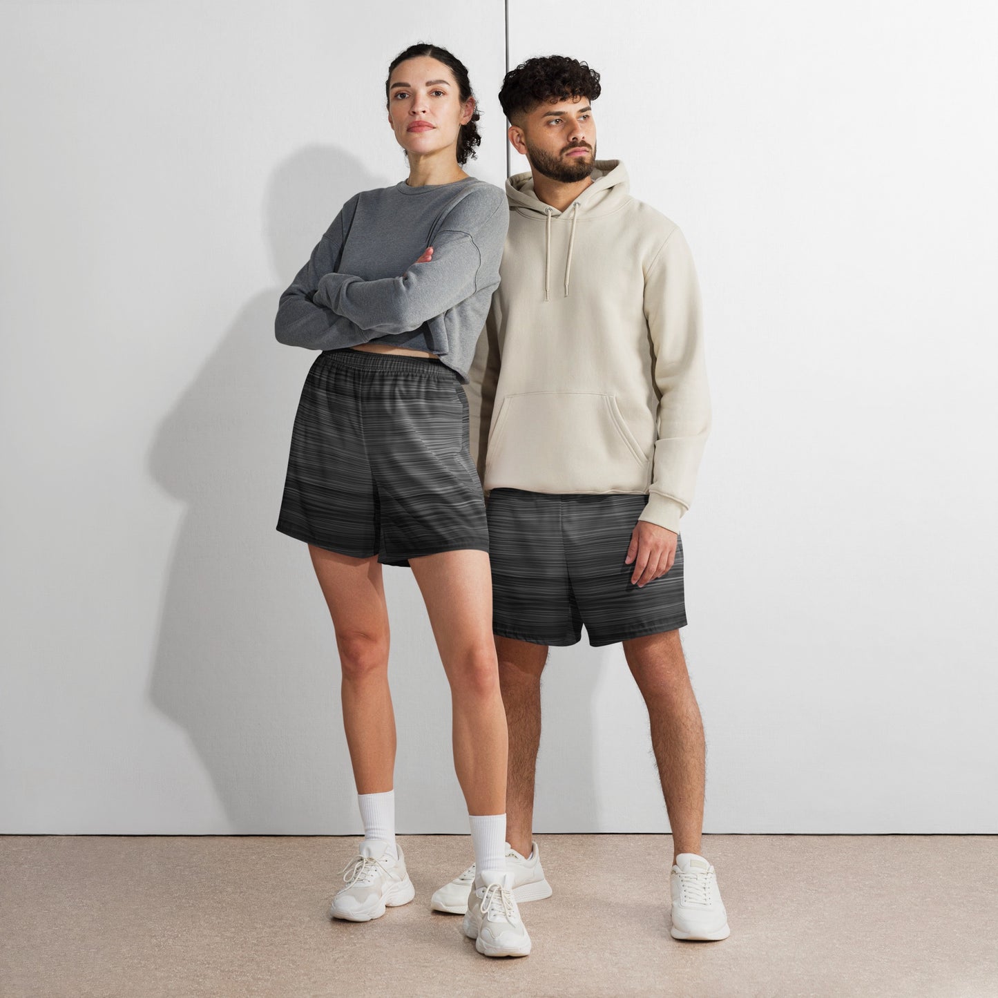 The Sleeping Yachts (at Night) - Unisex Athletic Shorts - iSAW Company