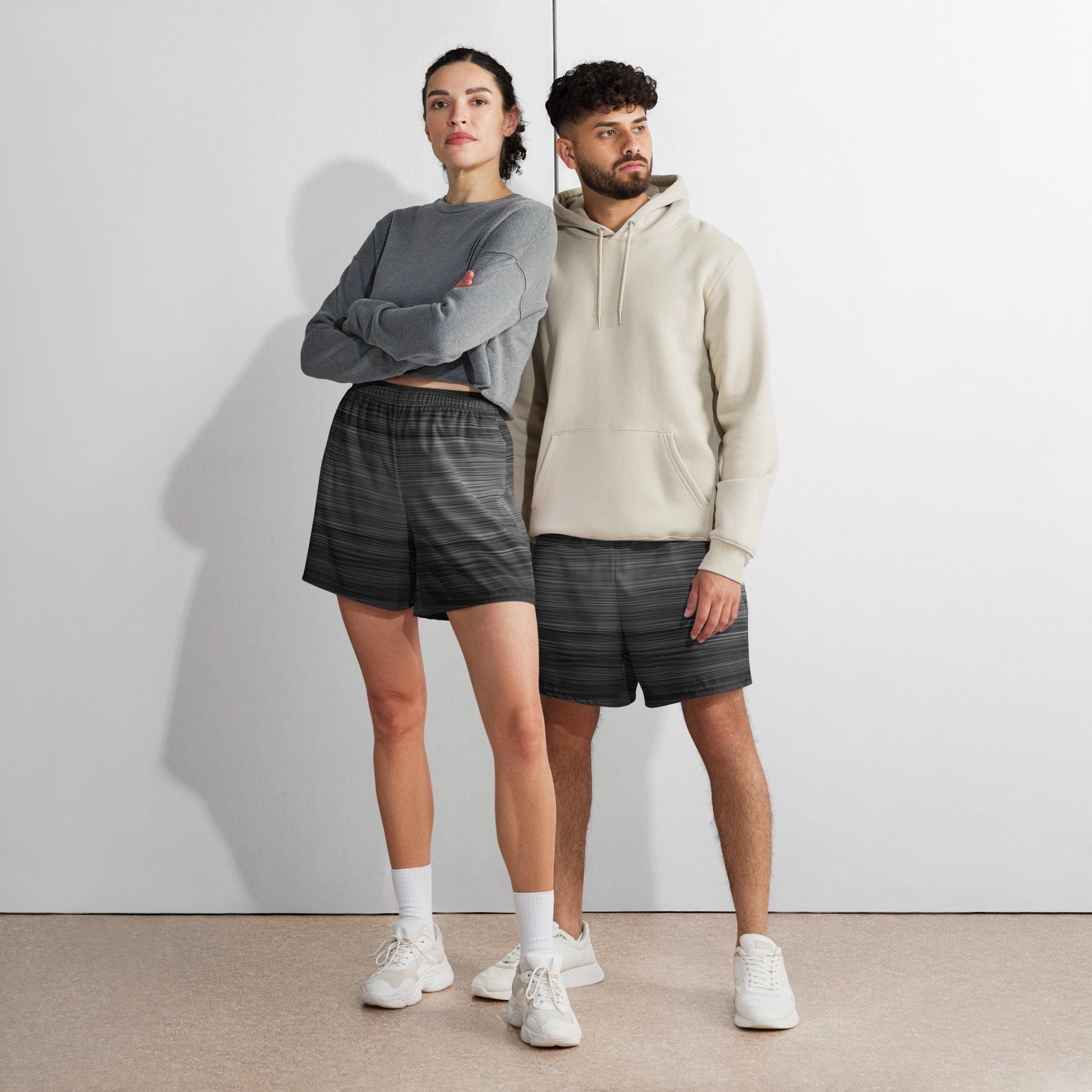 The Sleeping Yachts (at Night) - Unisex Athletic Shorts - iSAW Company