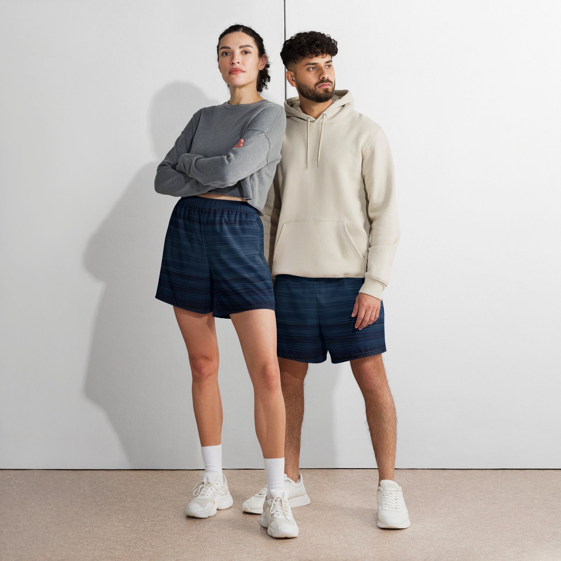 The Sleeping Yachts (at Sunrise) - Unisex Athletic Shorts - iSAW Company