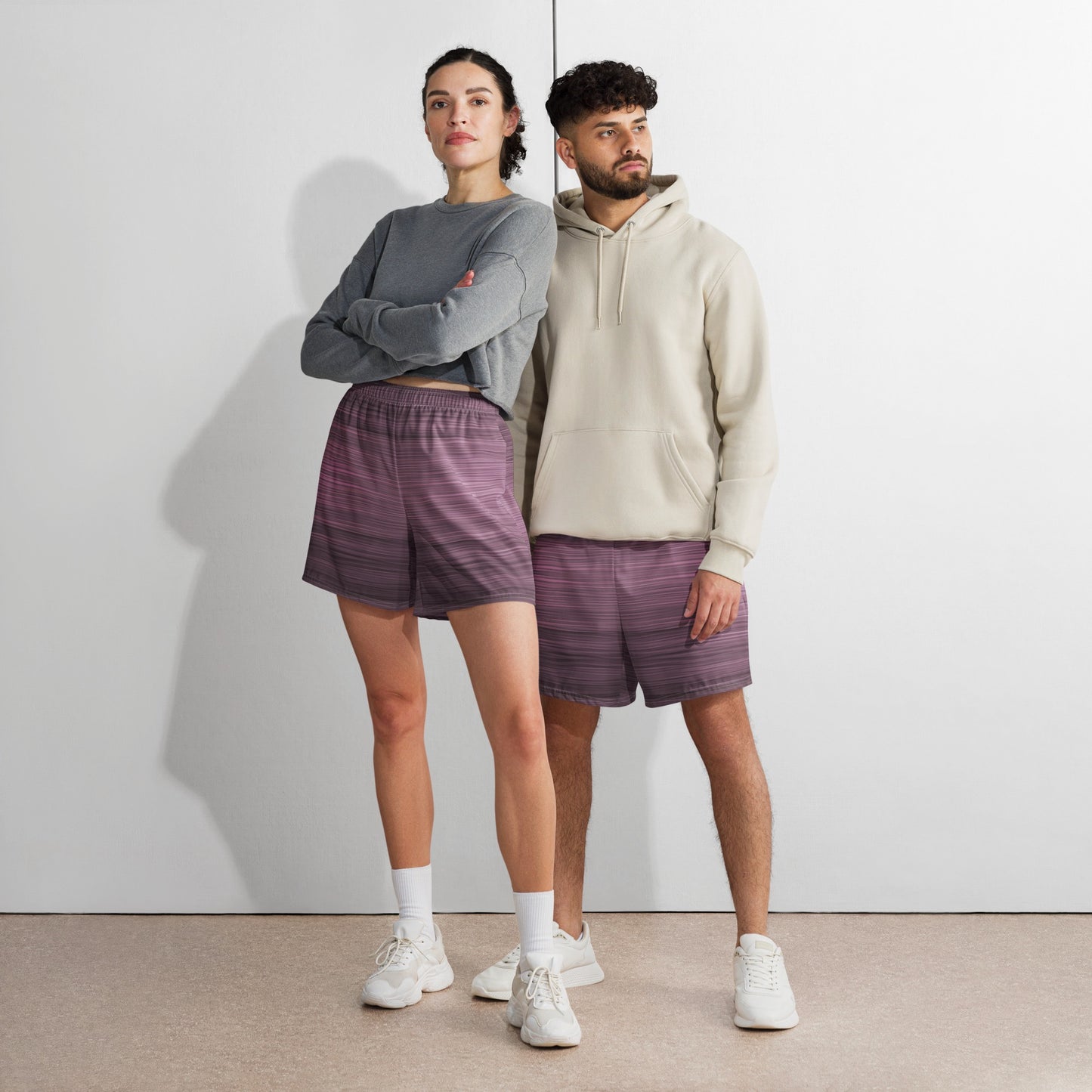 The Sleeping Yachts (at Evening) - Unisex Athletic Shorts - iSAW Company