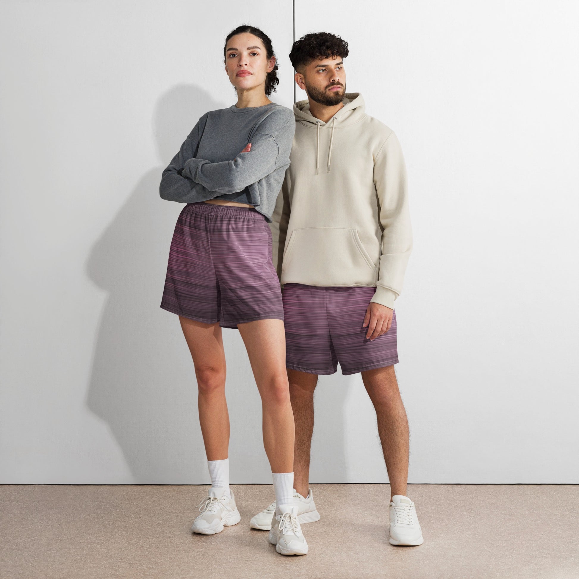 The Sleeping Yachts (at Evening) - Unisex Athletic Shorts - iSAW Company