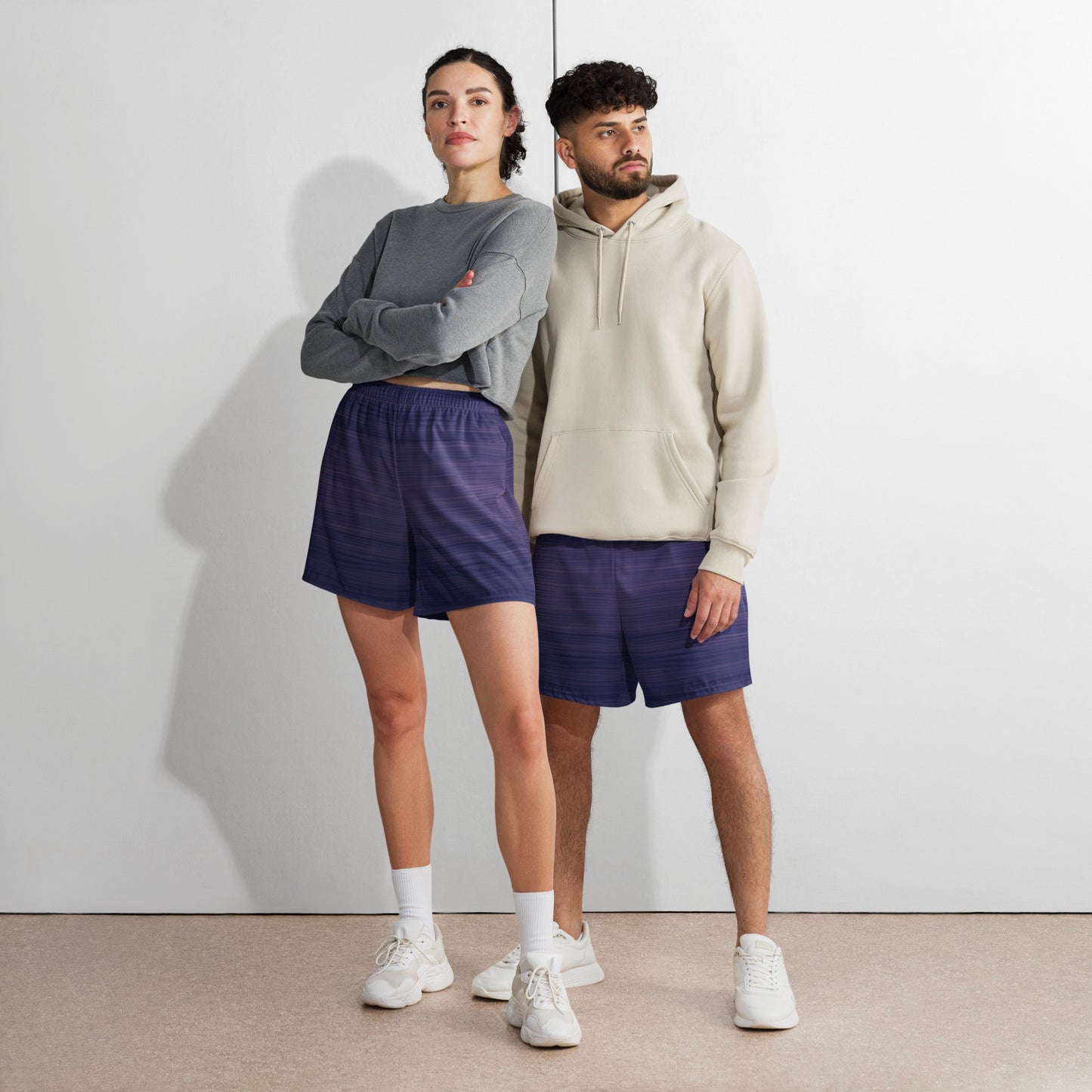The Sleeping Yachts (at Sunset) - Unisex Athletic Shorts - iSAW Company