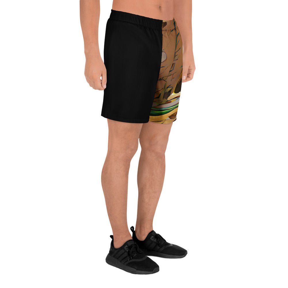 Half Black Half Gāolàng - Unisex Athletic Shorts - iSAW Company