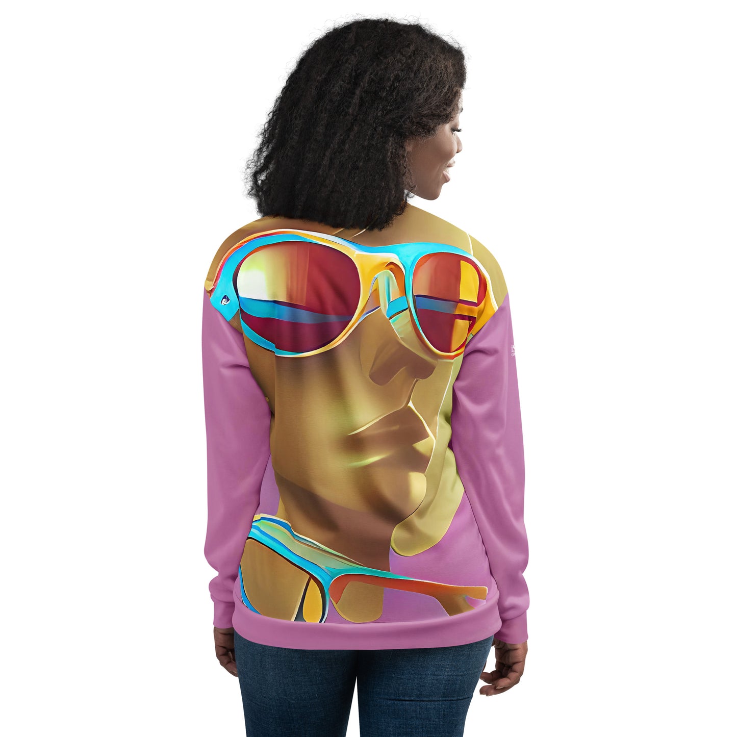 Retro Cool Pink - Womens Bomber Jacket - iSAW Company