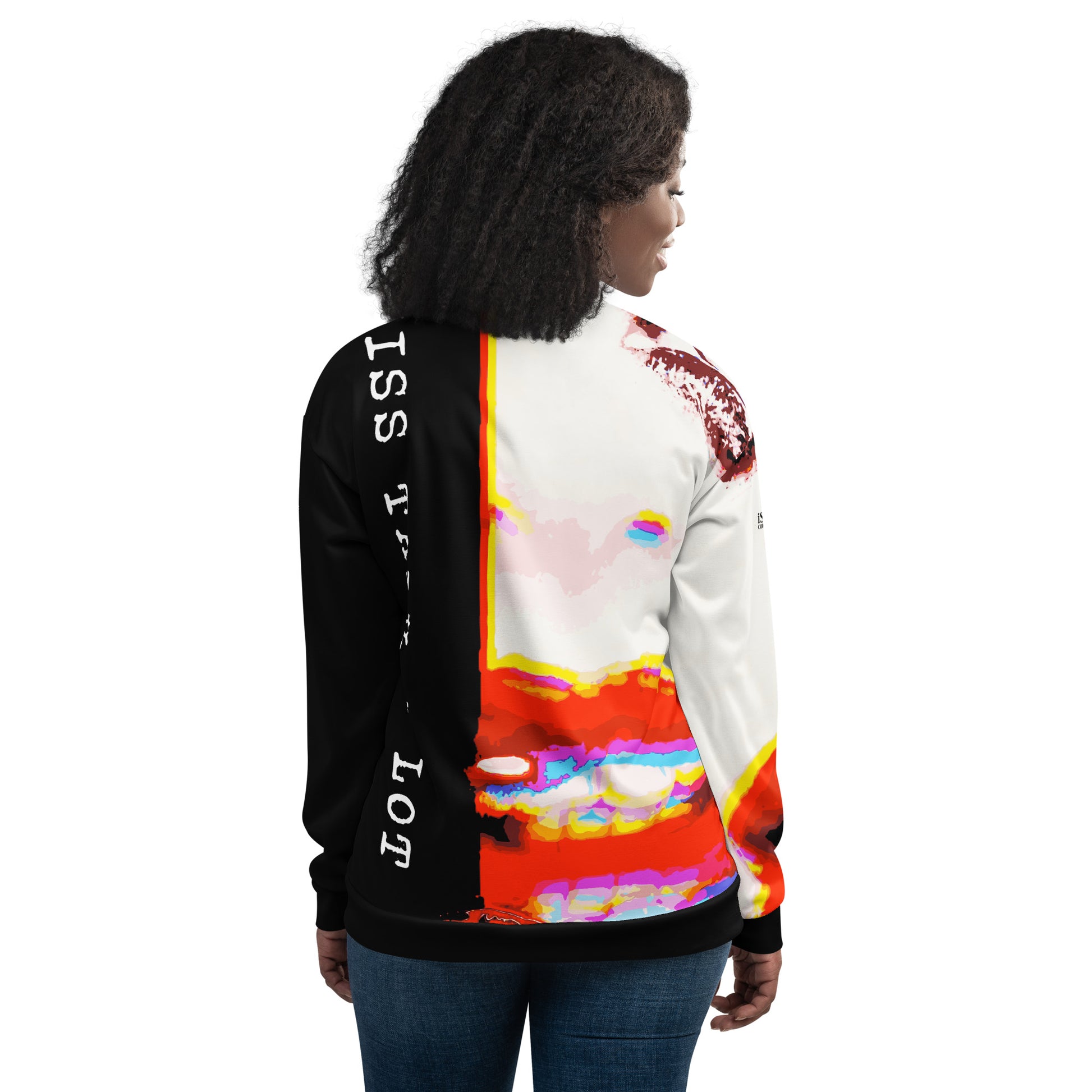 Miss Talk A Lot - Womens Bomber Jacket - iSAW Company