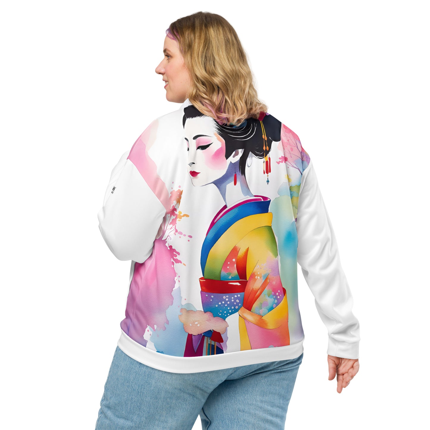 Geisha Girl - Womens Bomber Jacket - iSAW Company