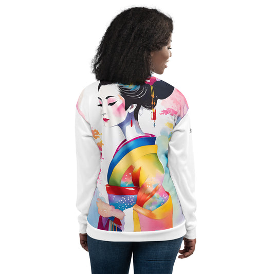 Geisha Girl - Womens Bomber Jacket - iSAW Company