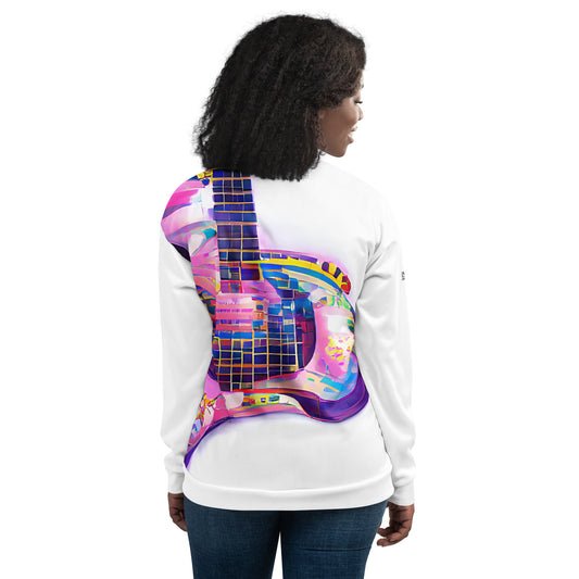 Hippie Guitar - Womens Bomber Jacket - iSAW Company