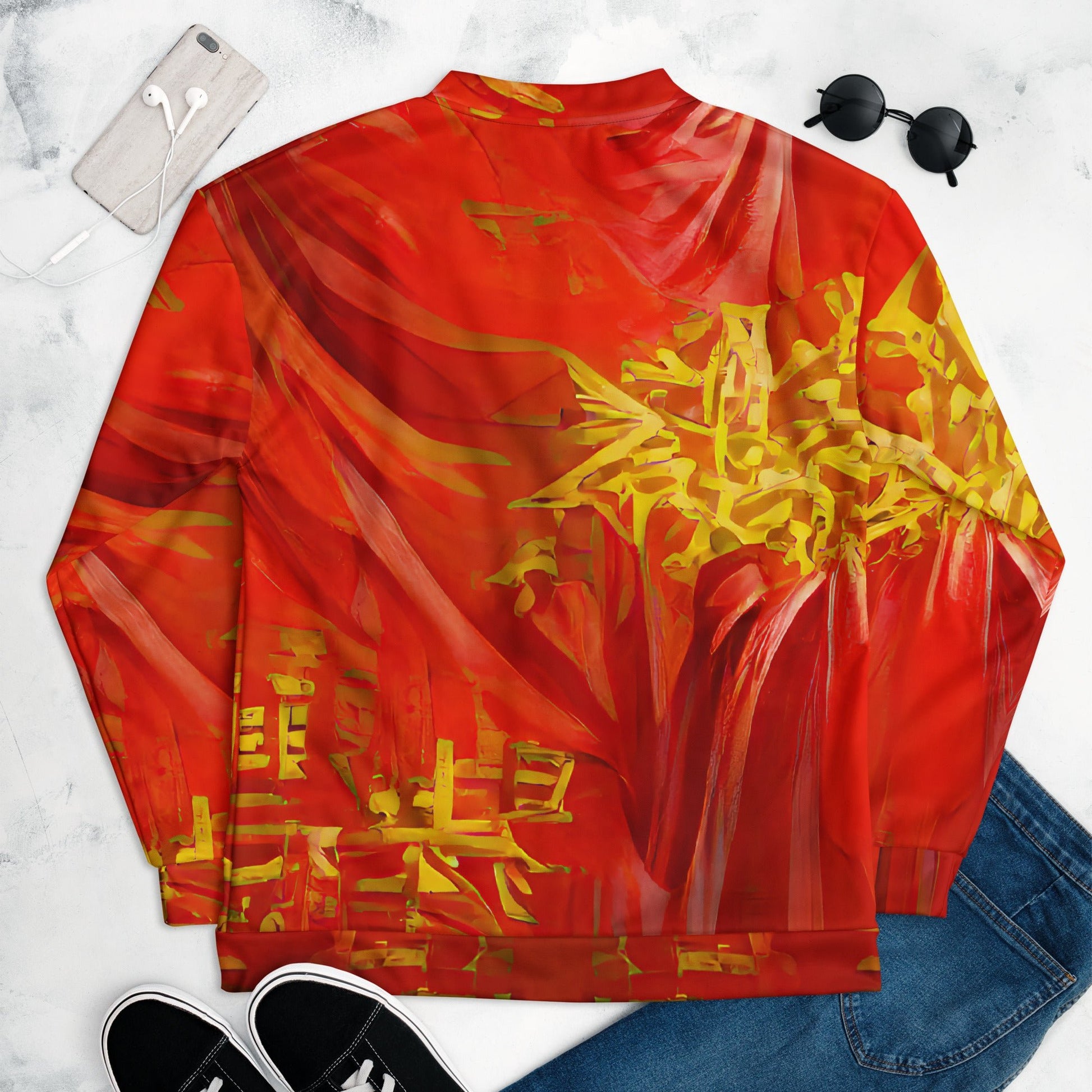 Qízhì - Unisex Bomber Jacket - iSAW Company