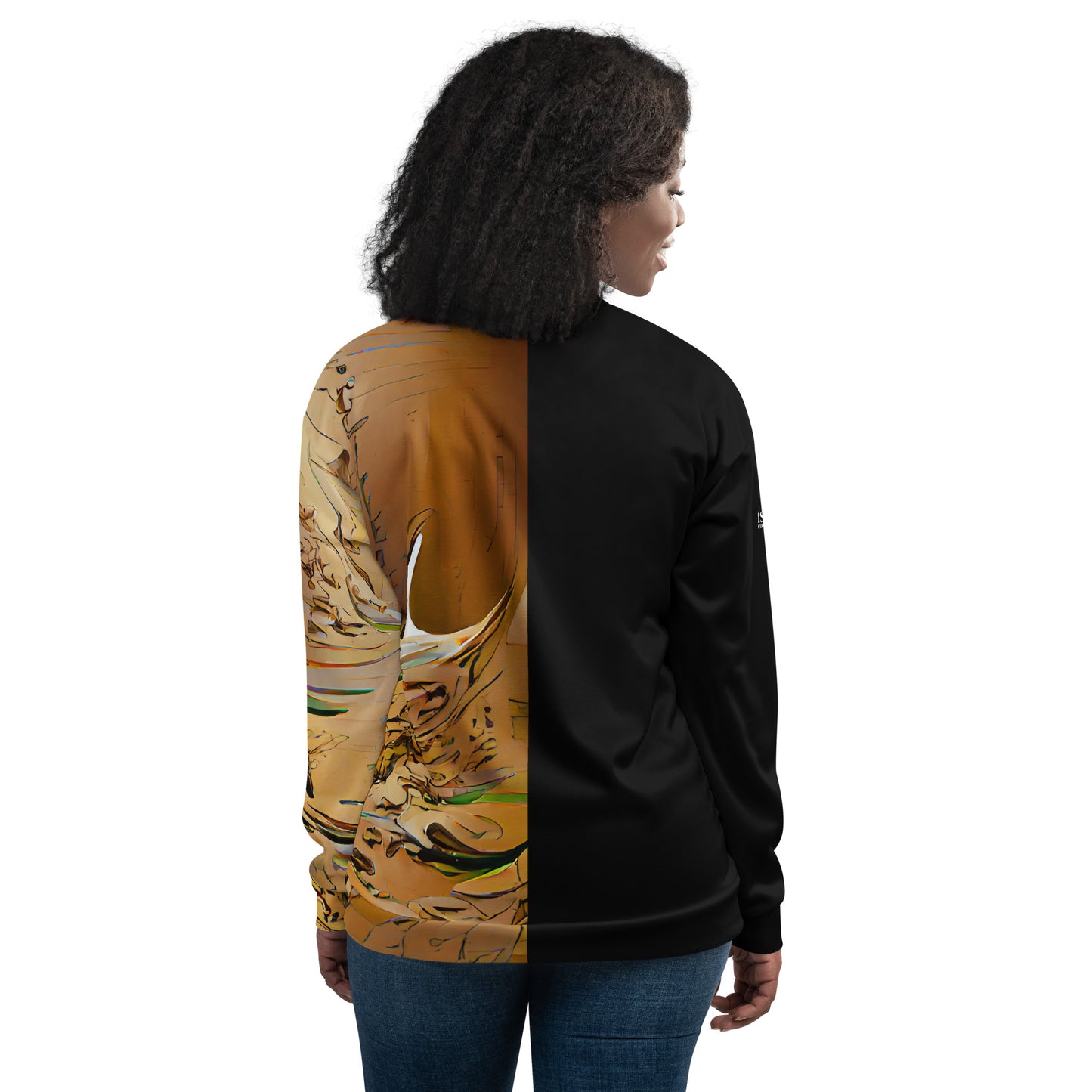Half Black Half Gāolàng - Unisex Bomber Jacket - iSAW Company