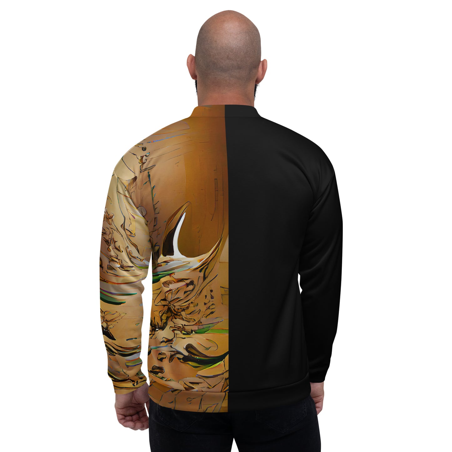 Half Black Half Gāolàng - Unisex Bomber Jacket - iSAW Company