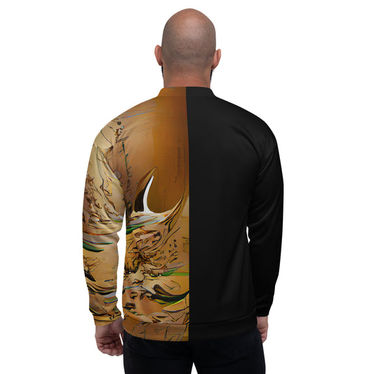 Half Black Half Gāolàng - Unisex Bomber Jacket - iSAW Company