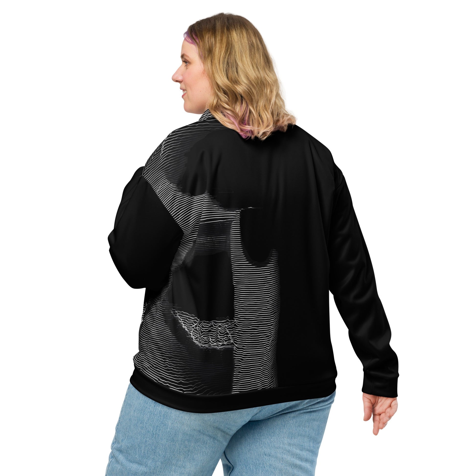 Shhh! - Womens Bomber Jacket - iSAW Company