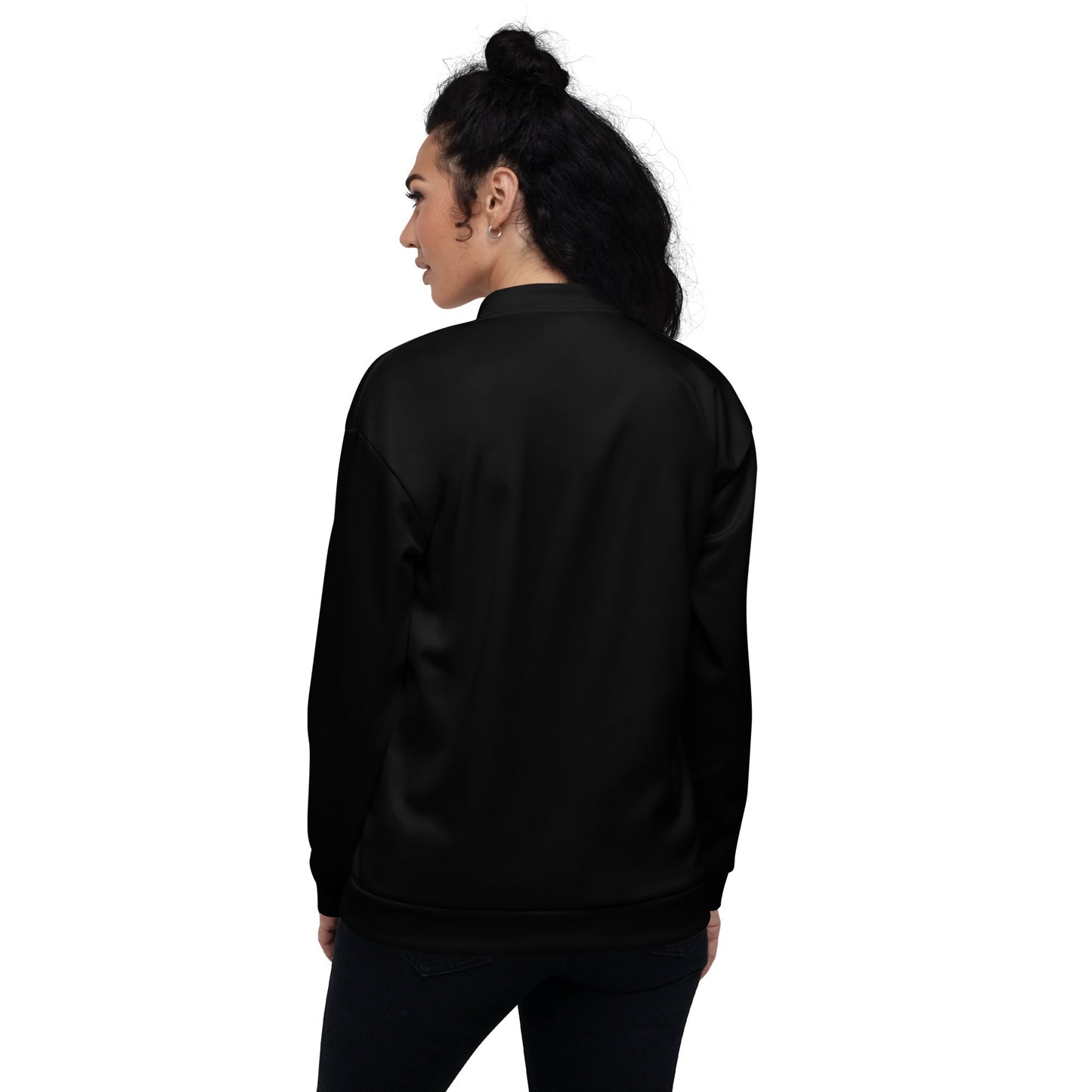 iSAW Unisex Black Bomber Jacket - iSAW Company