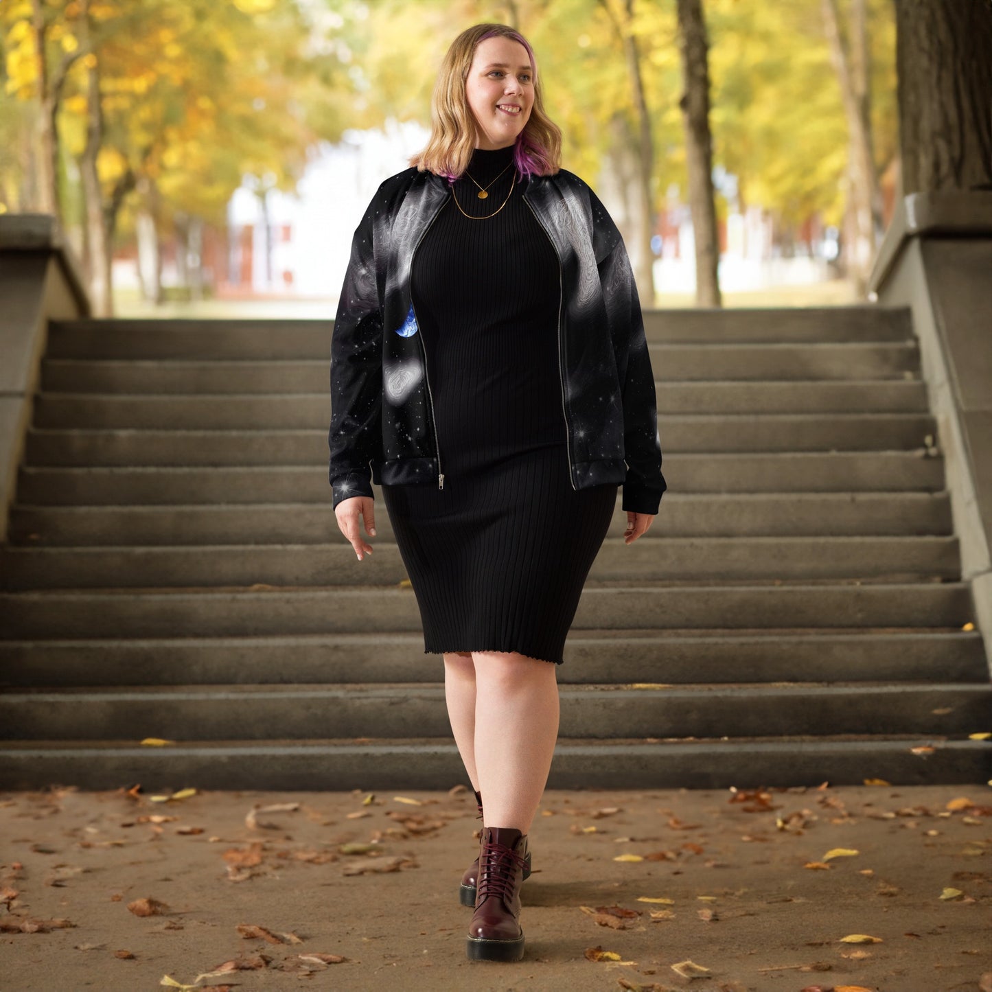 In The Quiet of Your Mind - Womens Bomber Jacket - iSAW Company