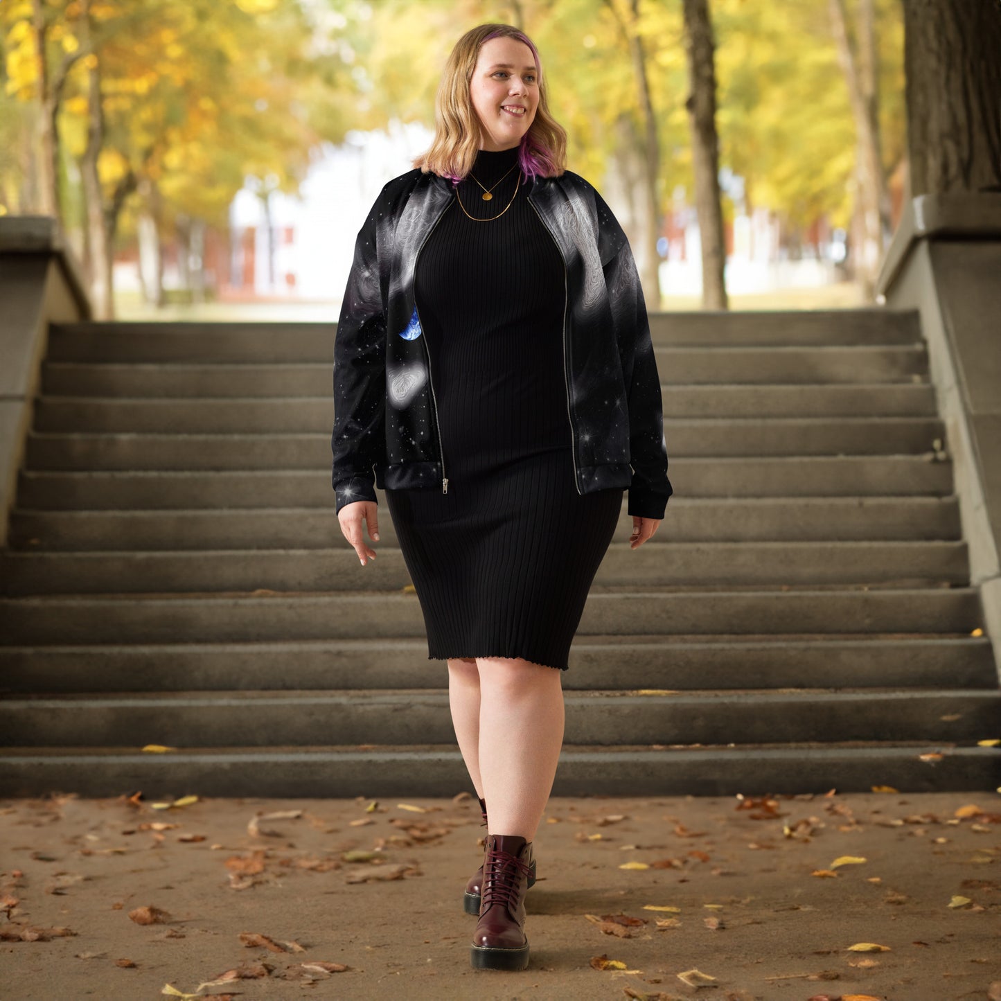 In The Quiet of Your Mind - Womens Bomber Jacket - iSAW Company