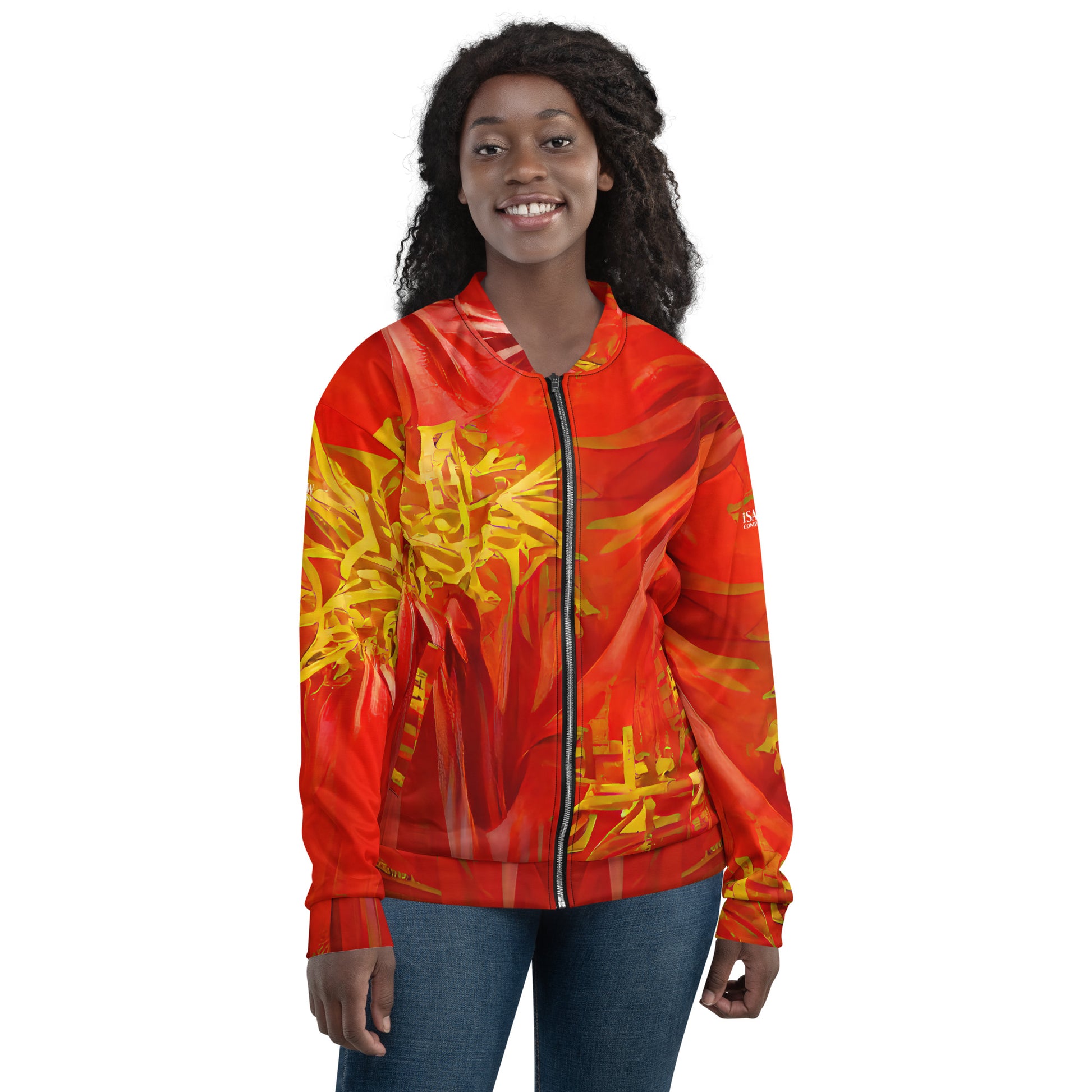 Qízhì - Unisex Bomber Jacket - iSAW Company