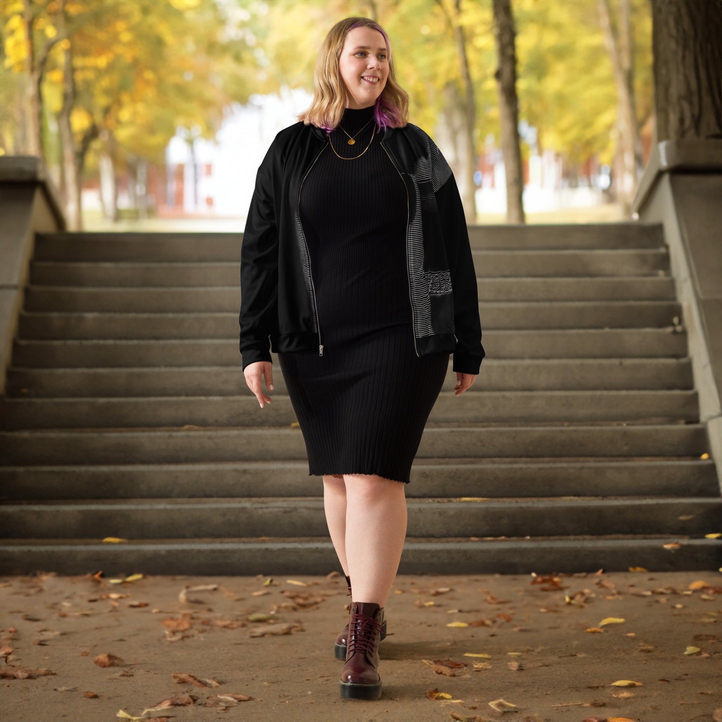 Shhh! - Womens Bomber Jacket - iSAW Company