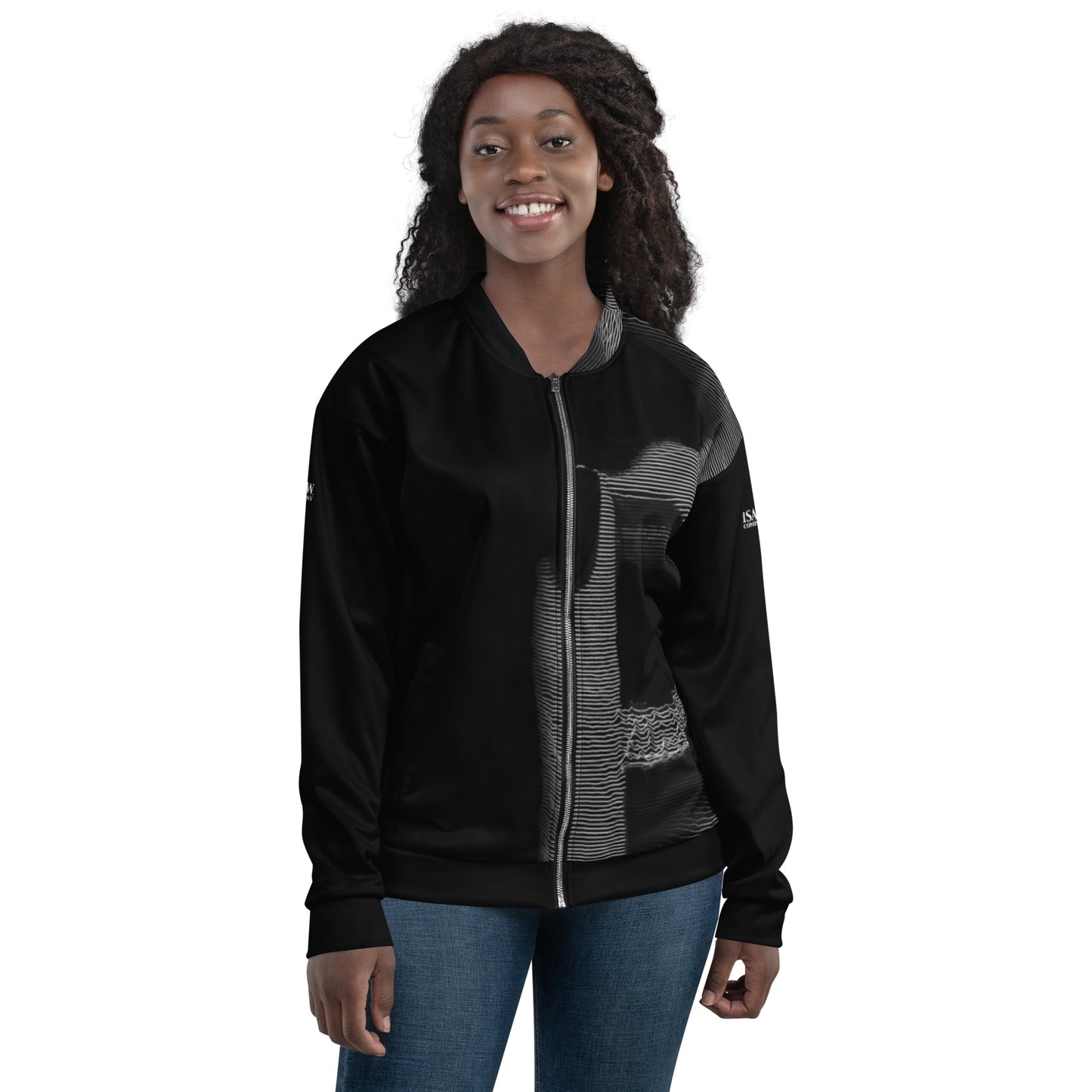 Shhh! - Womens Bomber Jacket - iSAW Company