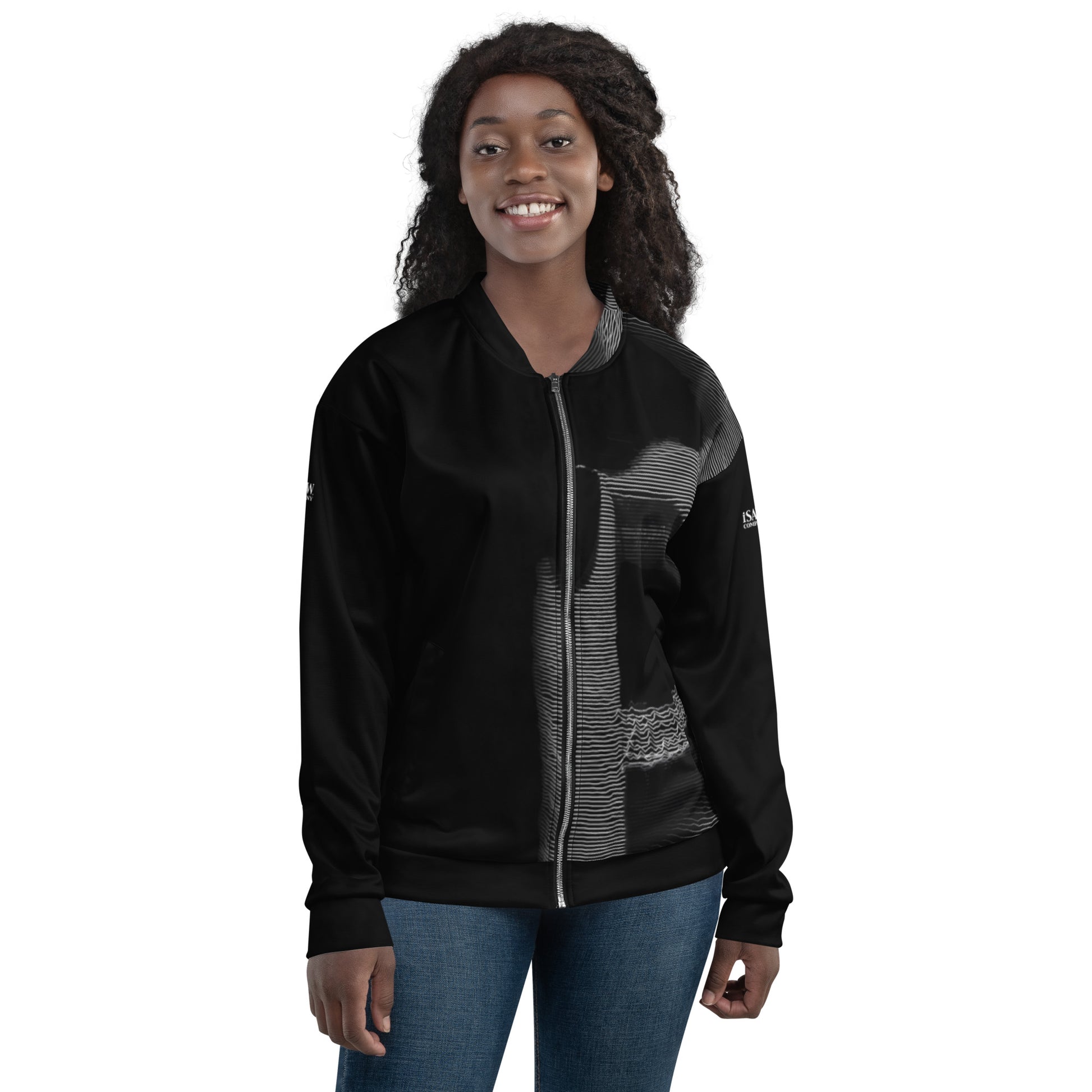Shhh! - Womens Bomber Jacket - iSAW Company