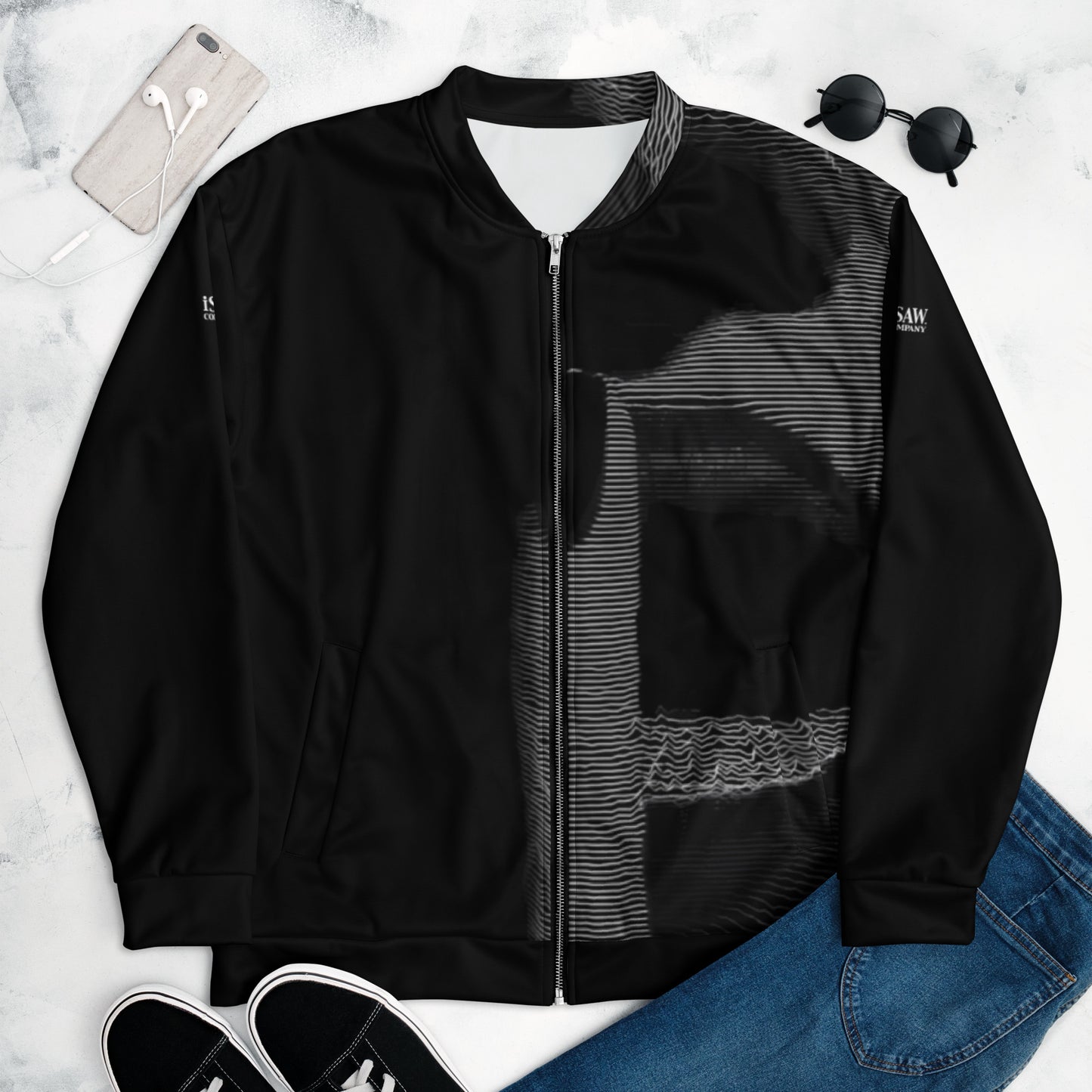 Shhh! - Womens Bomber Jacket - iSAW Company