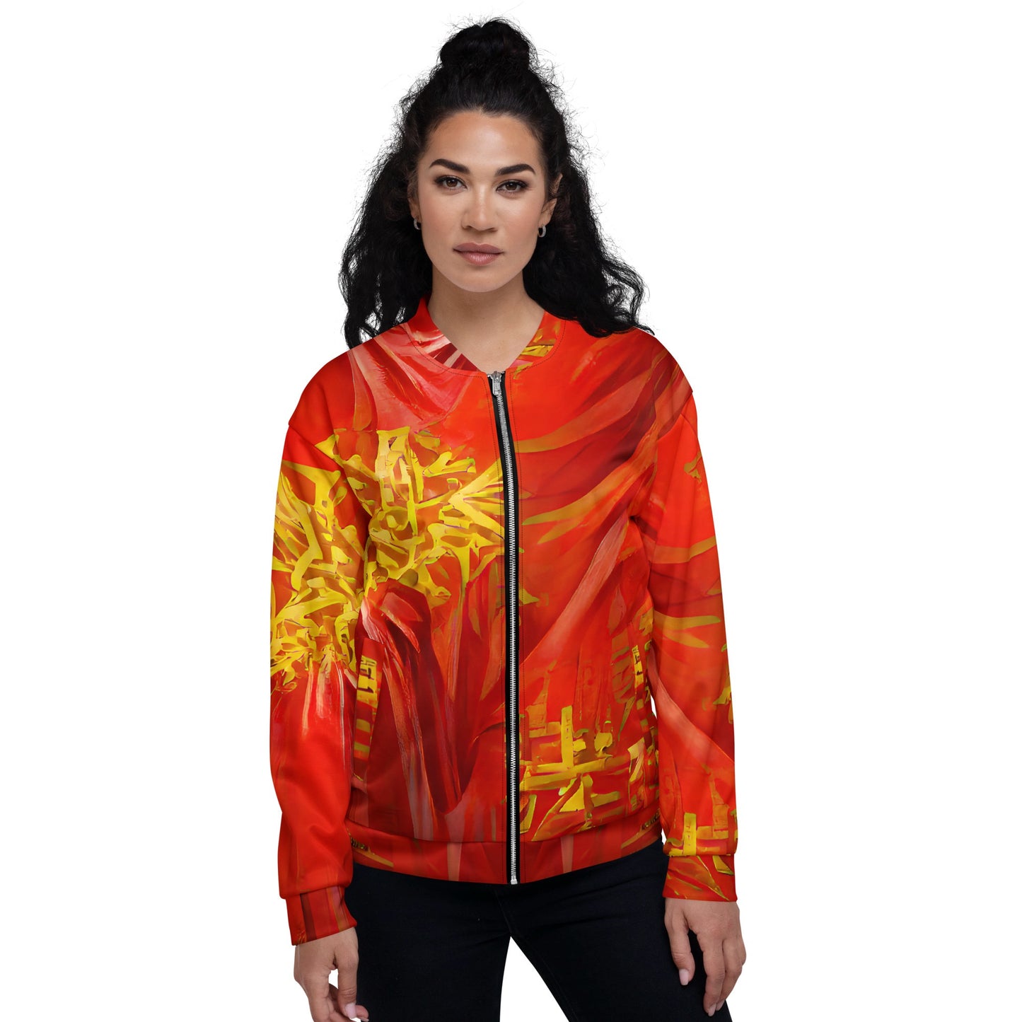 Qízhì - Unisex Bomber Jacket - iSAW Company