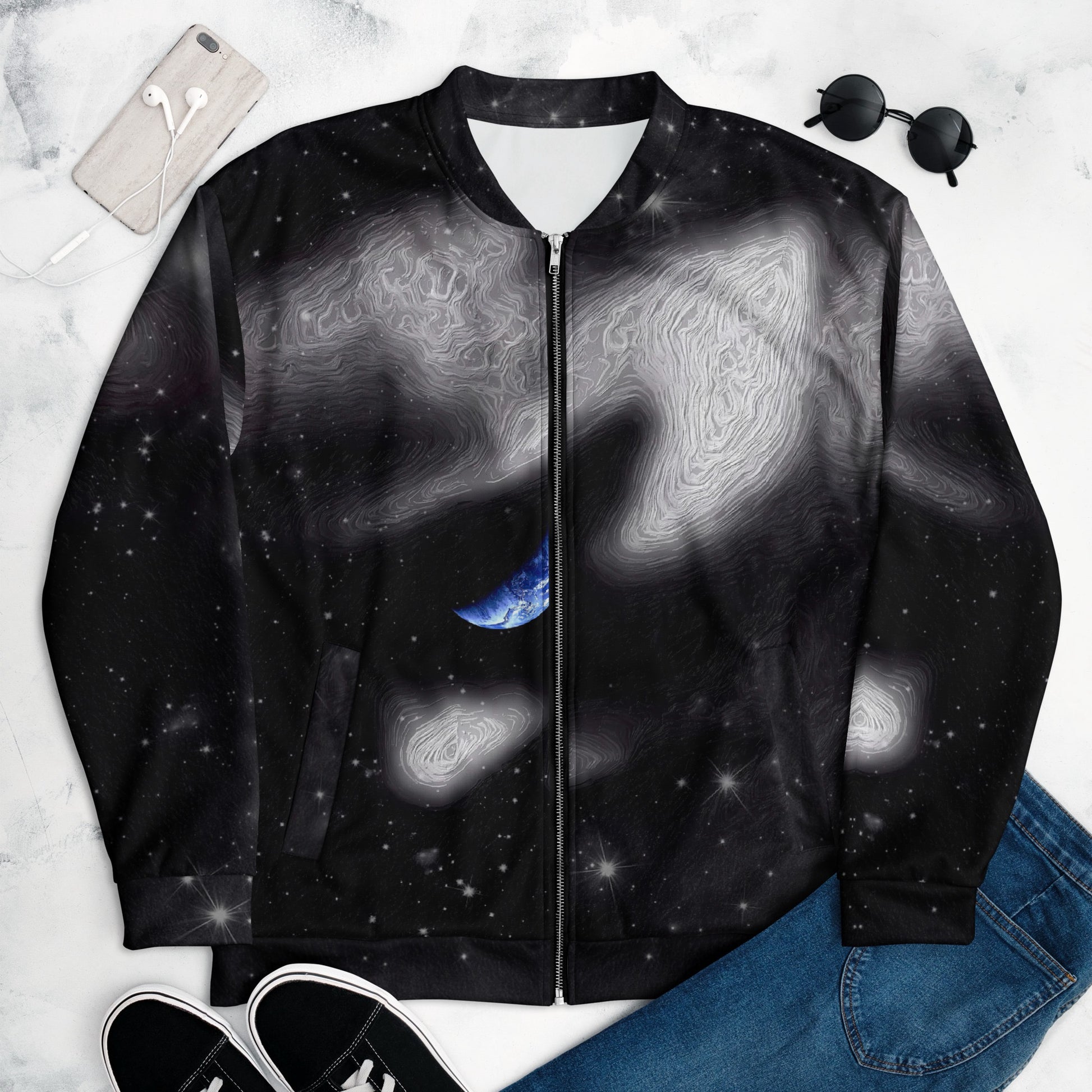 In The Quiet of Your Mind - Womens Bomber Jacket - iSAW Company