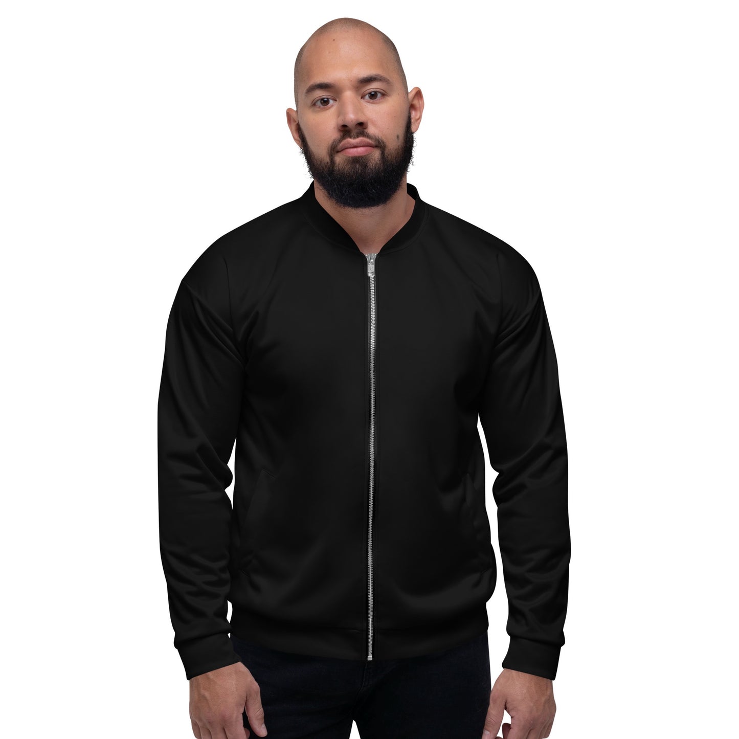 iSAW Unisex Black Bomber Jacket - iSAW Company