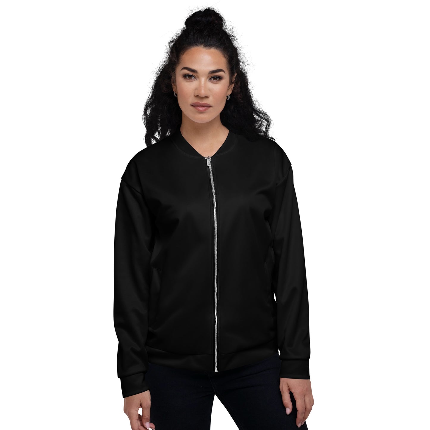 iSAW Unisex Black Bomber Jacket - iSAW Company