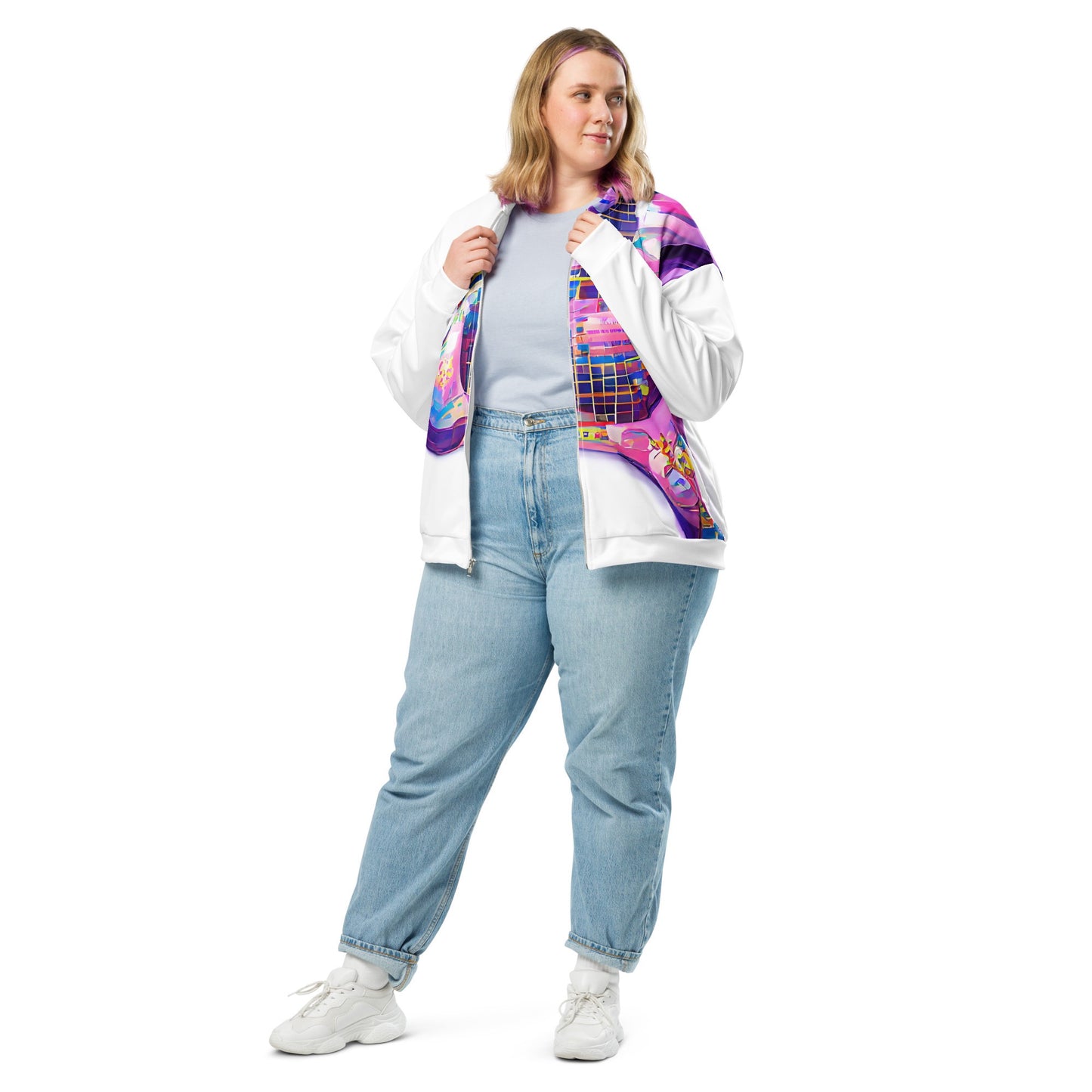 Hippie Guitar - Womens Bomber Jacket - iSAW Company