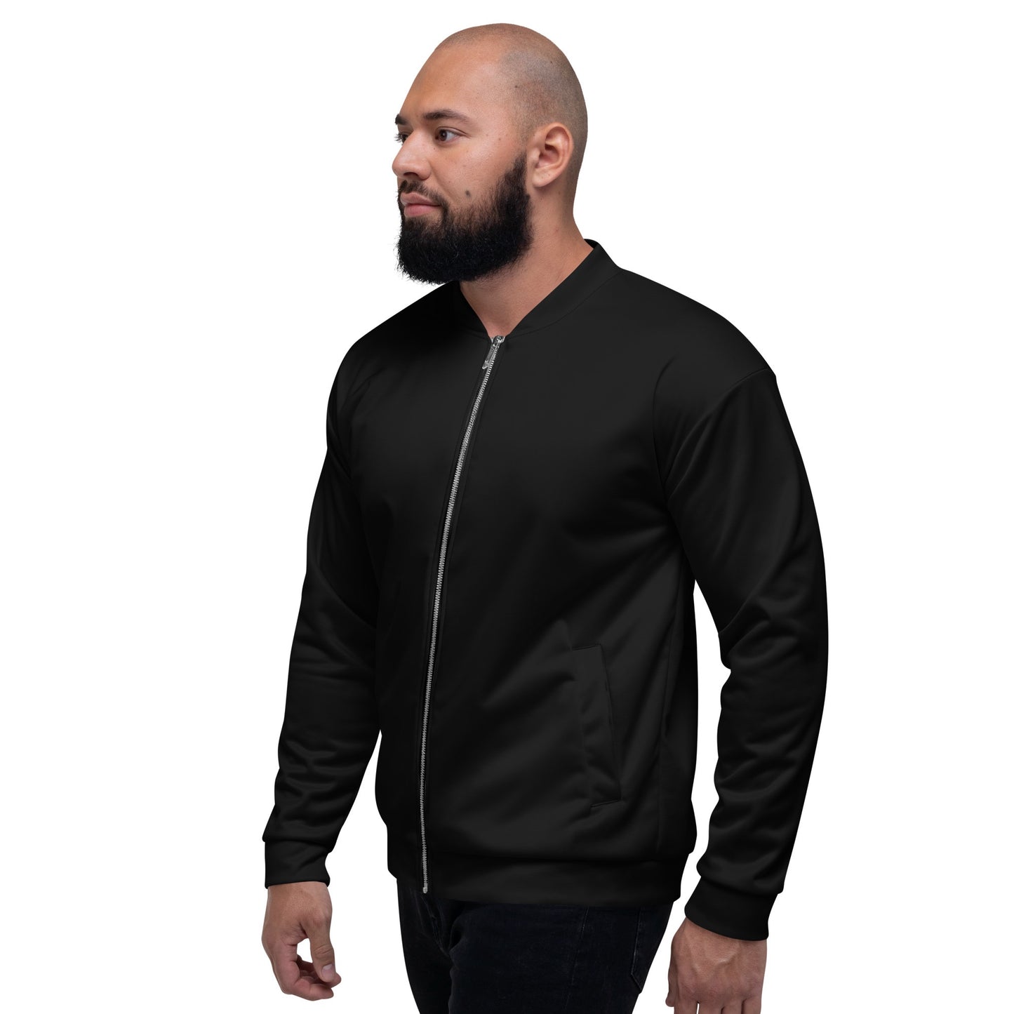 iSAW Unisex Black Bomber Jacket - iSAW Company