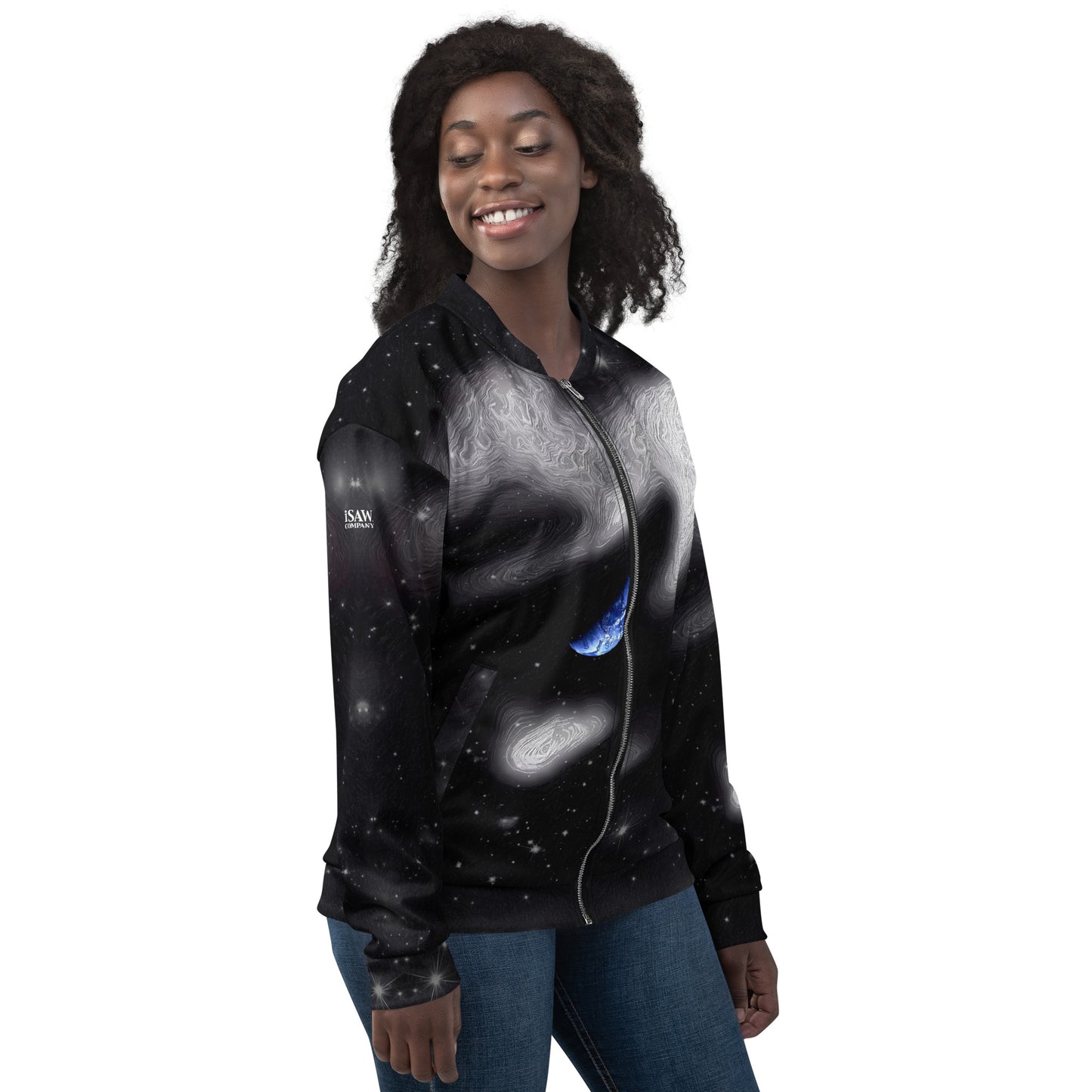 In The Quiet of Your Mind - Womens Bomber Jacket - iSAW Company