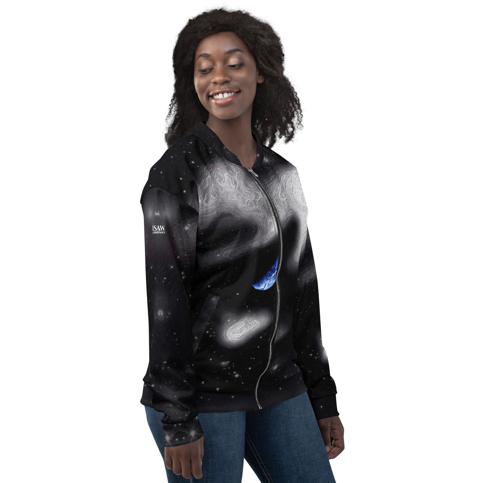 In The Quiet of Your Mind - Womens Bomber Jacket - iSAW Company