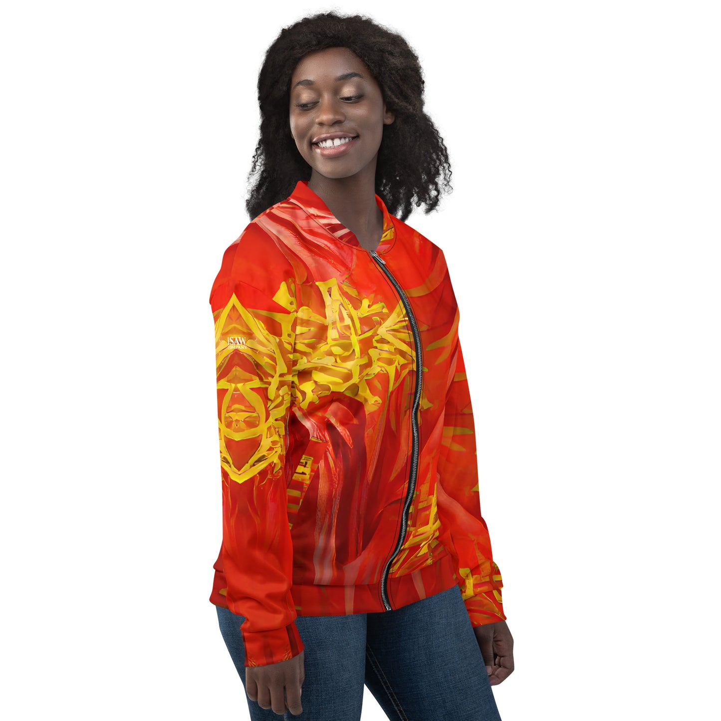 Qízhì - Unisex Bomber Jacket - iSAW Company