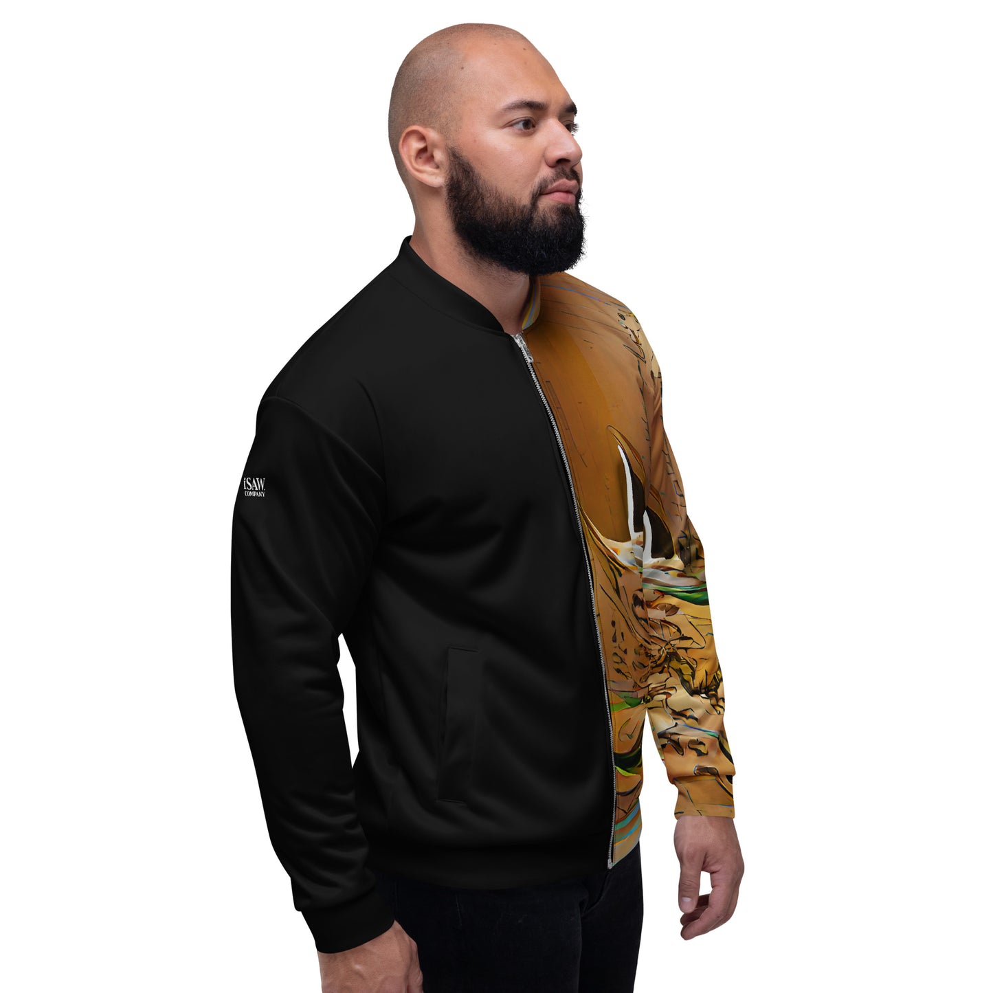 Half Black Half Gāolàng - Unisex Bomber Jacket - iSAW Company