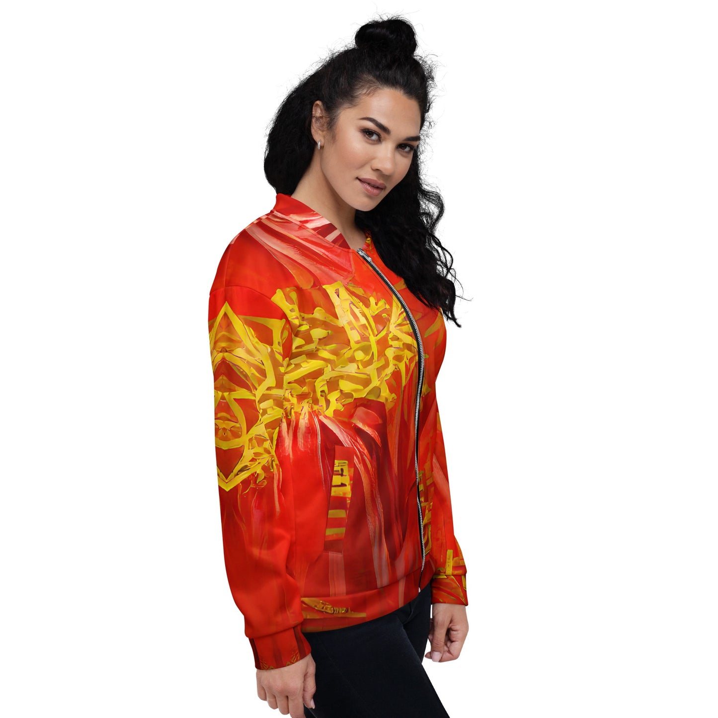 Qízhì - Unisex Bomber Jacket - iSAW Company